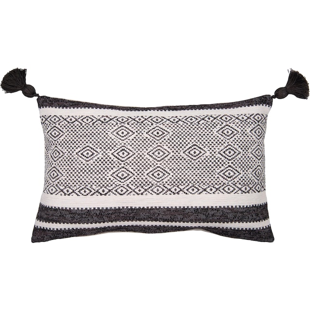 TOM TAILOR HOME Kissenbezug »Mixed Pattern«, (1 St.), mit Pompons online  bei OTTO