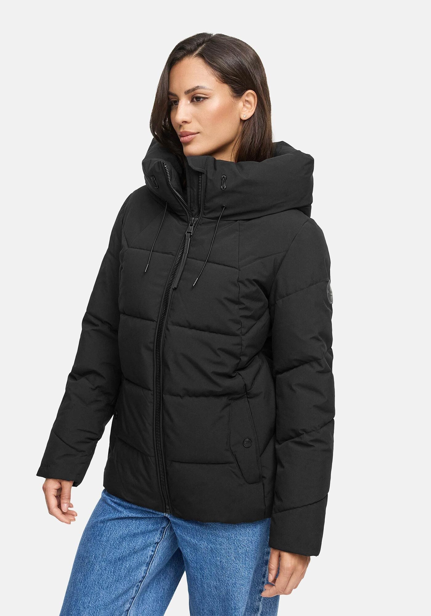Marikoo Winterjacke »Marikoo Kuscheltatze Damen Winter Steppjacke N077«