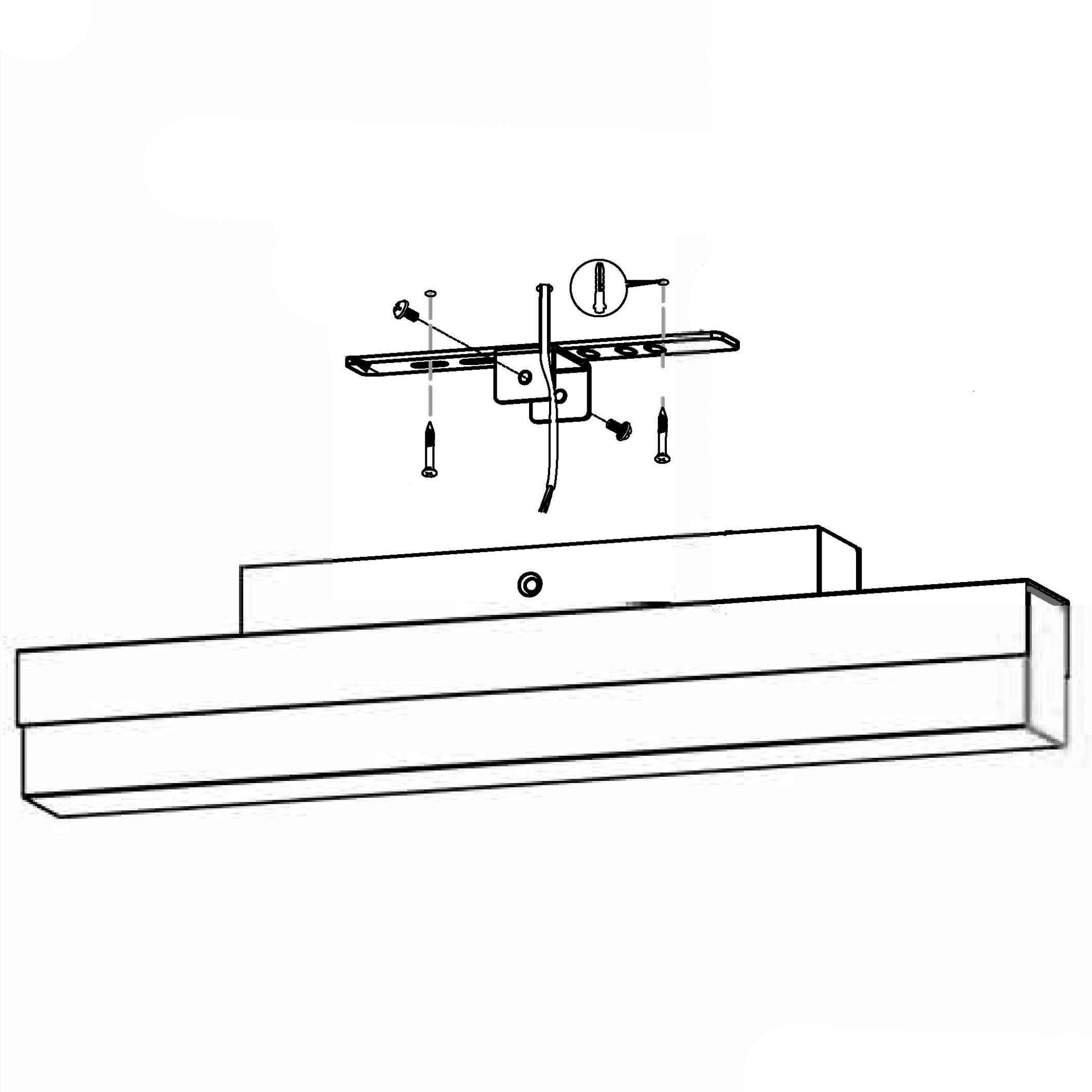 EGLO LED Wandleuchte »TORRETTA«, 1 flammig, Leuchtmittel LED-Board | LED fest integriert