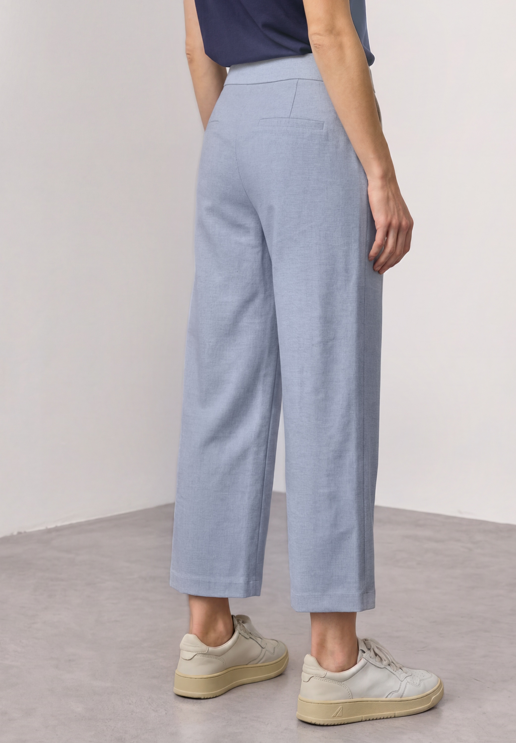STREET ONE Stoffhose  Sommerhose im Culotte-Style mit Schnallendetail
