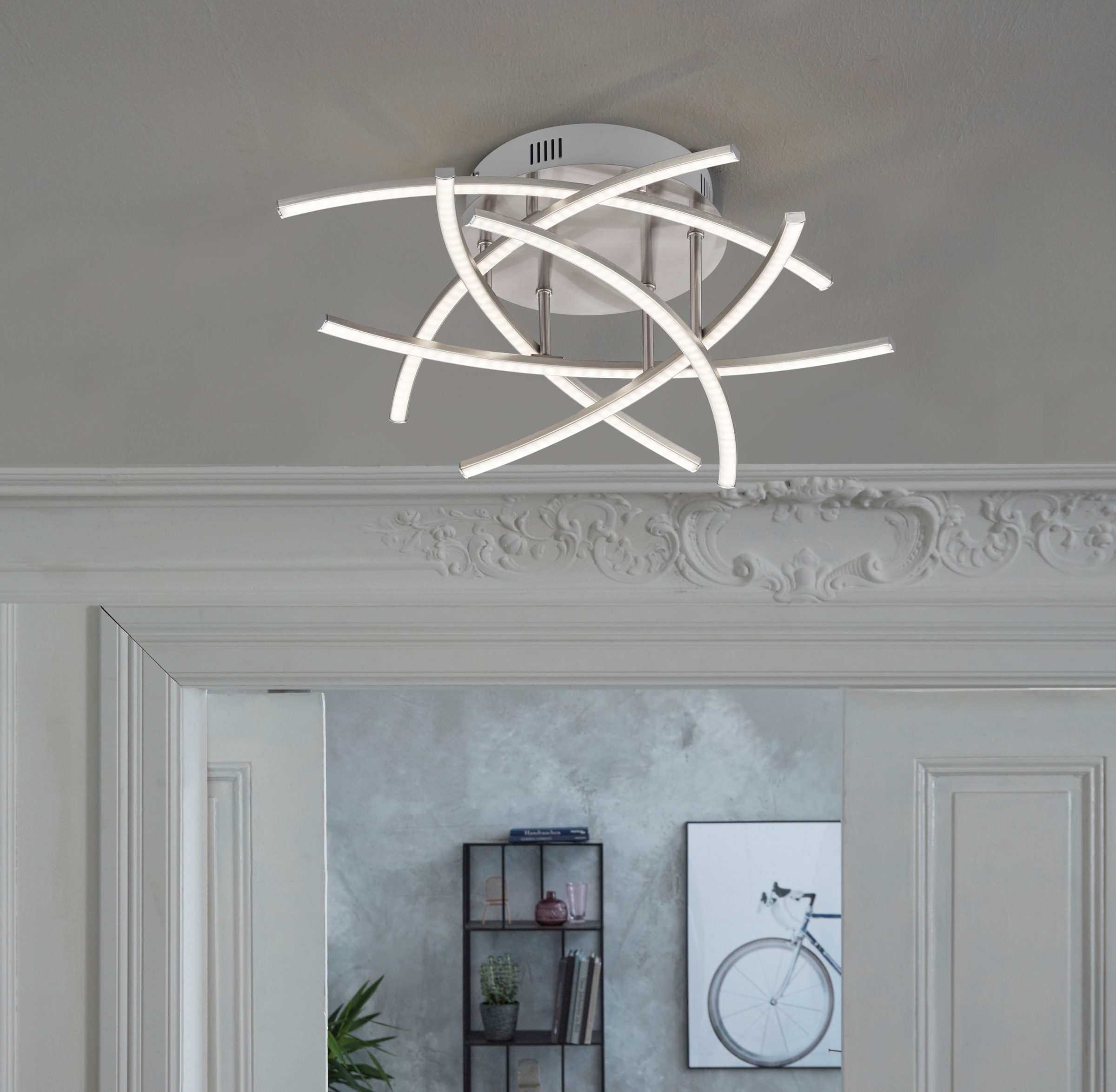 FISCHER & HONSEL LED Deckenleuchte »Cross TW«, 6 flammig, Leuchtmittel LED-Modul | LED fest integriert