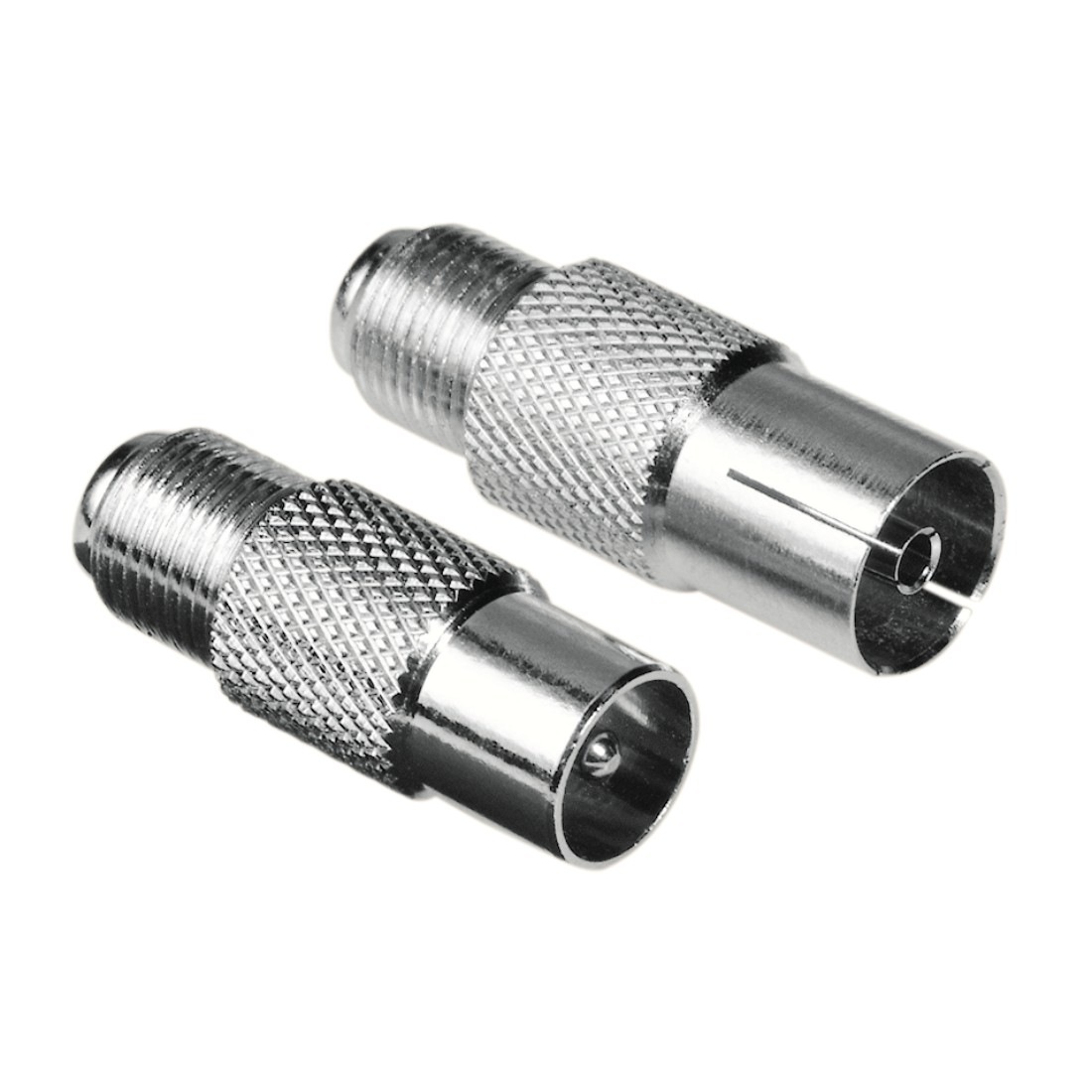 Hama SAT-Adapter-Set, F-Kupplung - Koax-Stecker