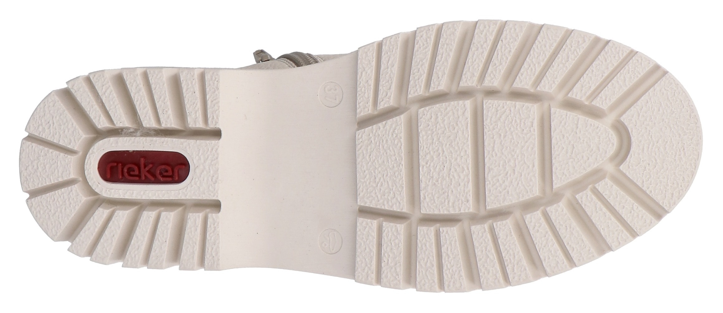 Rieker Winterstiefelette, Plateauboots, Schnürboots, Profilsohle, mit Warmfutter