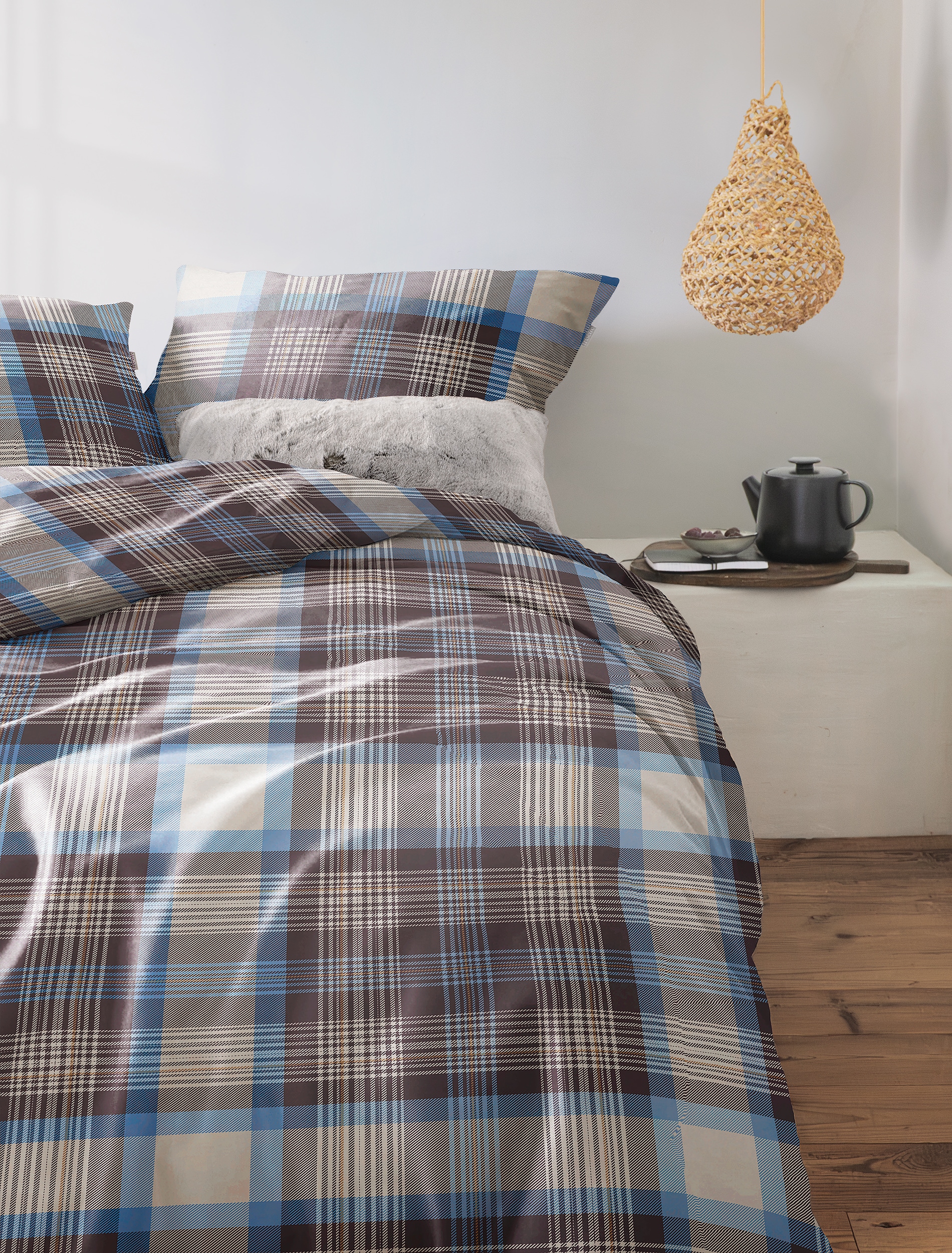Irisette Bettwäsche »Wave 8412« 2 Mako-Satin, anschmiegsam und atmungsaktiv, Ganzjahresqualität
