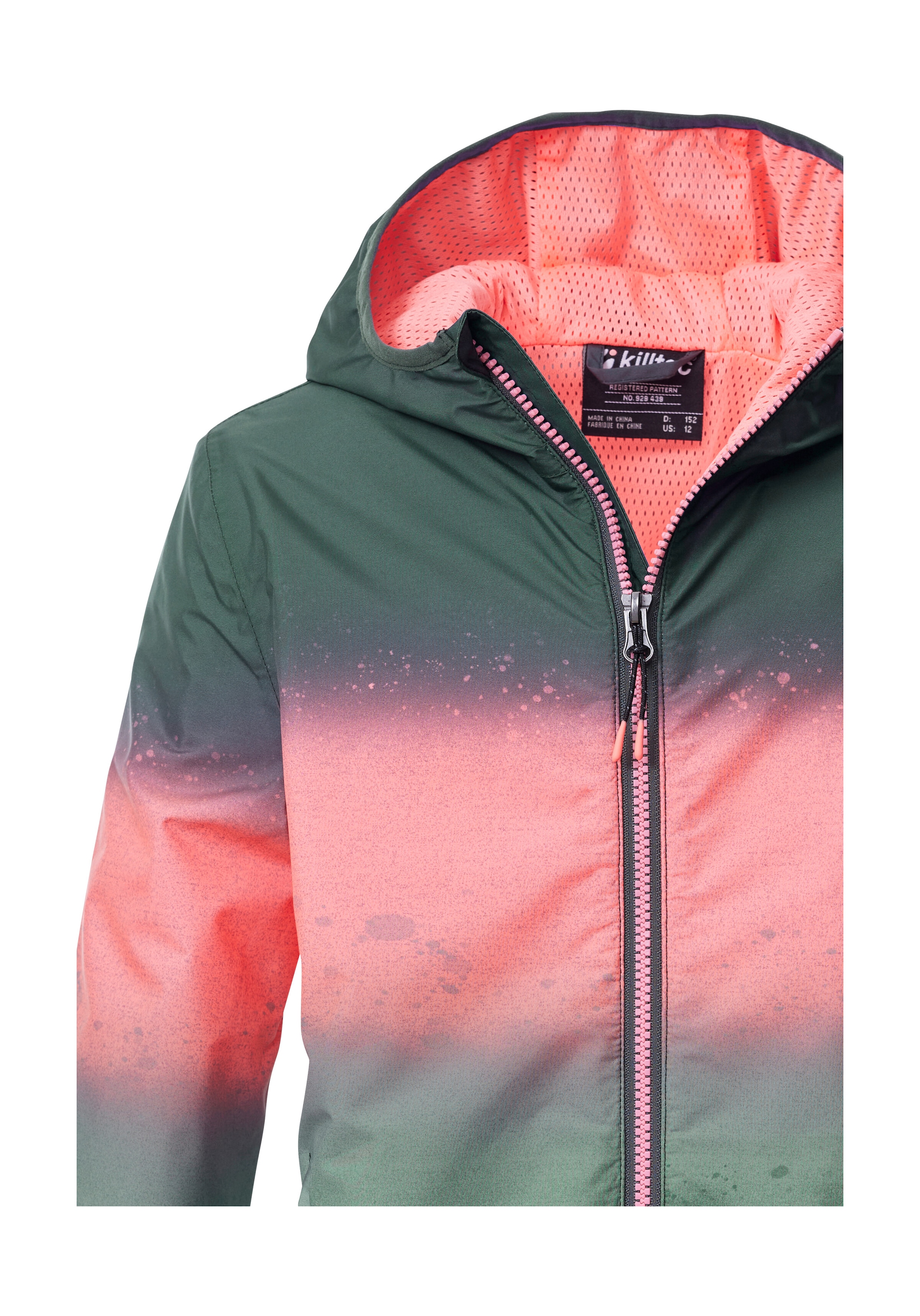 Killtec Funktionsjacke »KOS 155 GRLS JCKT« Leichte, wetterfeste Mädchenjacke mit All-Over-Print