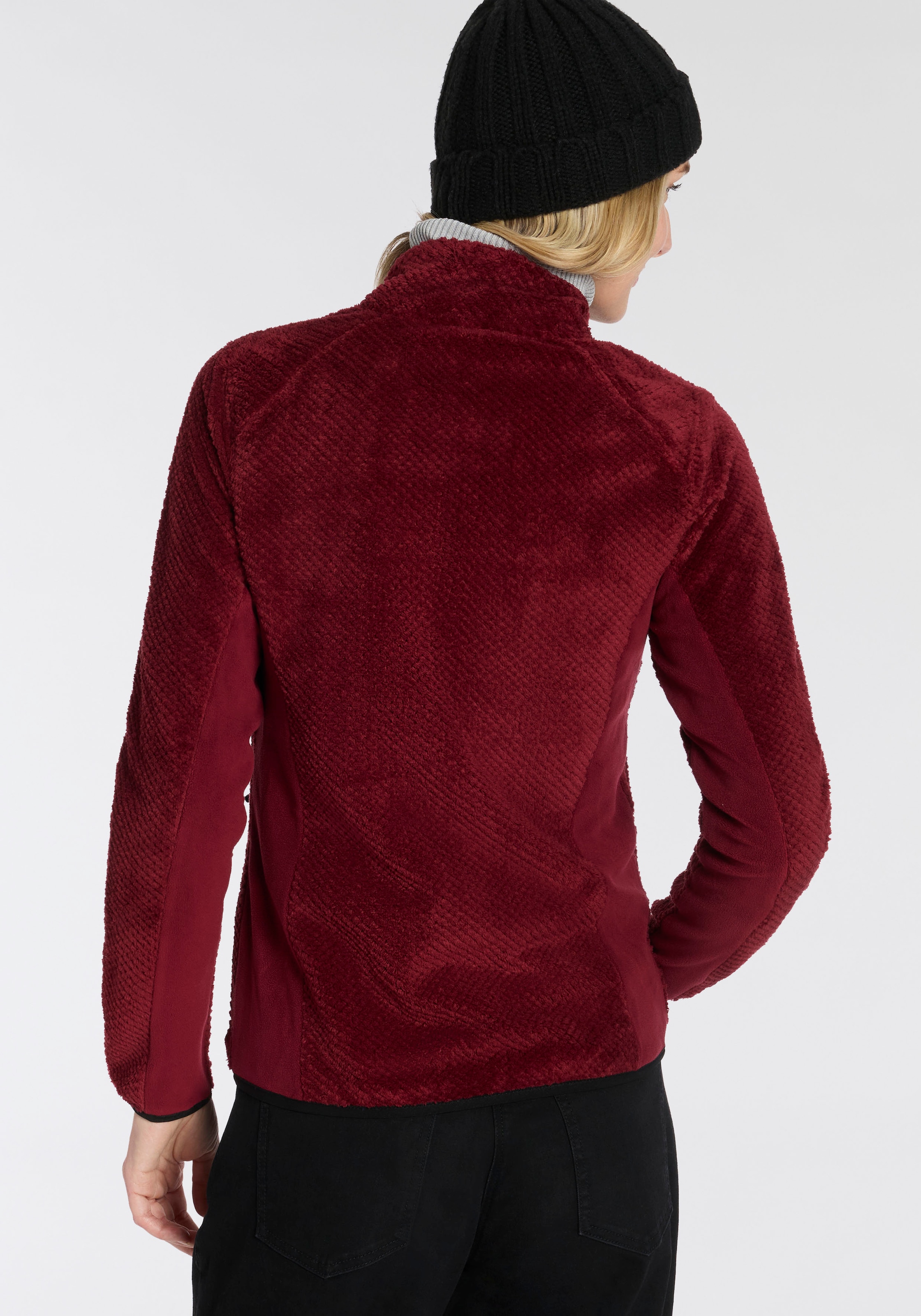 Killtec Fleecejacke »KOW 6 WMN KNTFLC JCKT« Übergangsjacke, windabweisend, mit Stehkragen