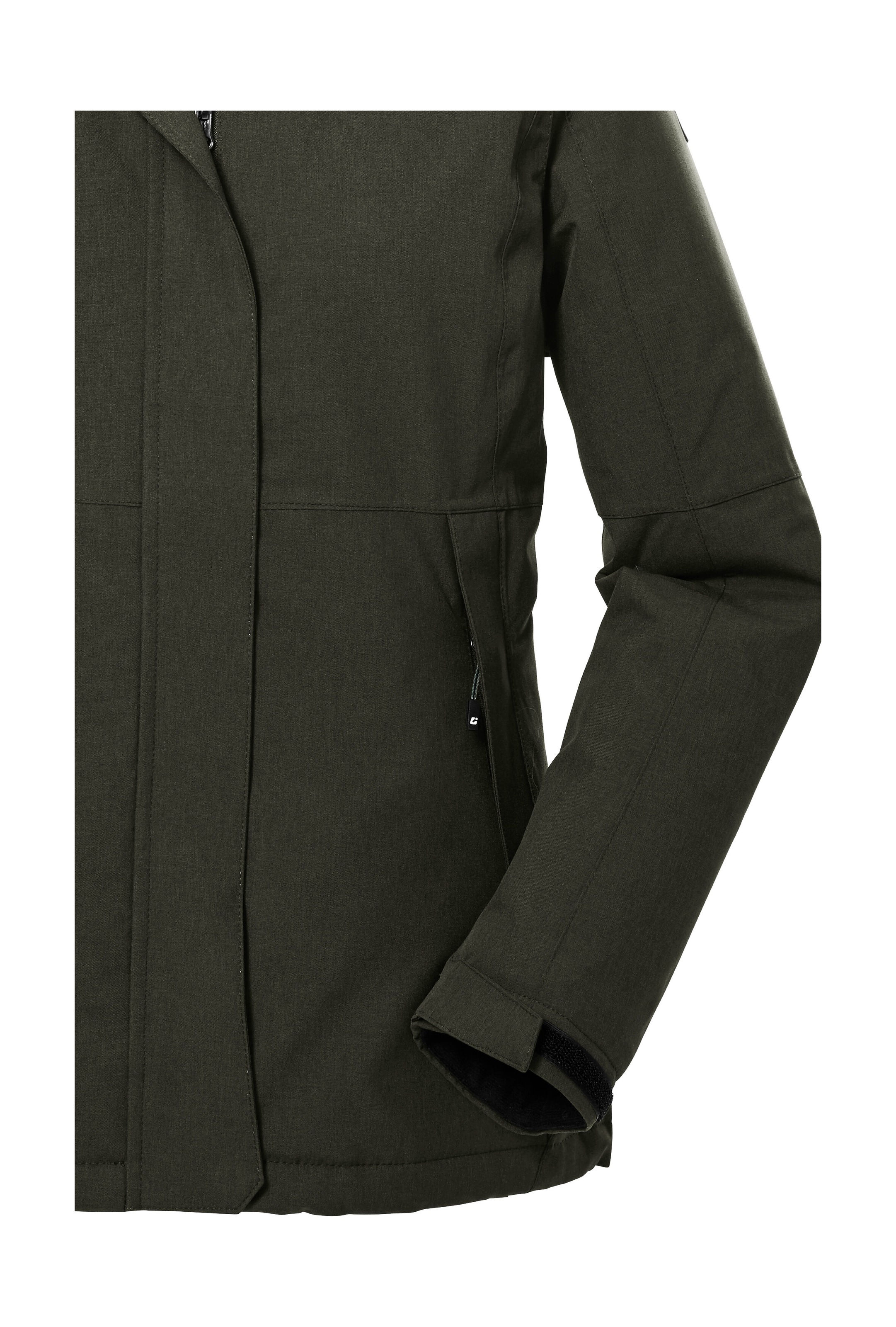Killtec Outdoorjacke »KOW 37 WMN JCKT«, Wasserdichte Damen Funktionsjacke mit abnehmbarer Kapuze