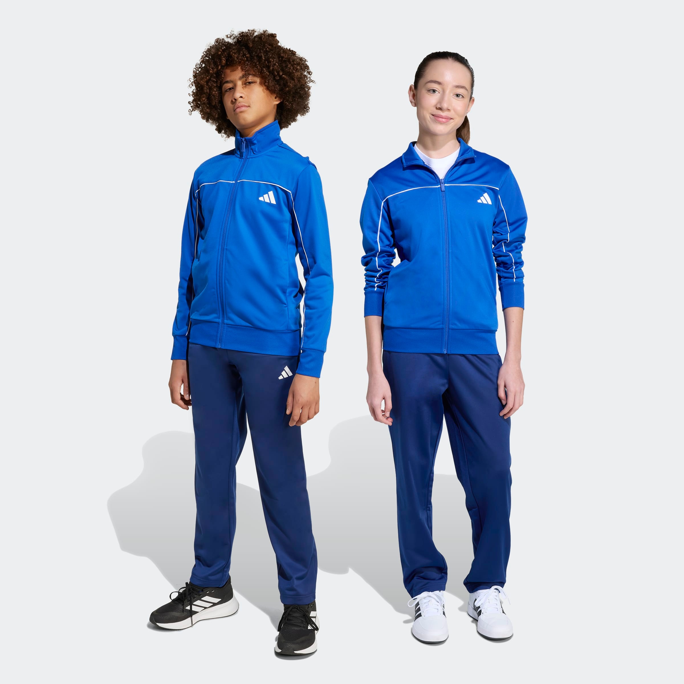 adidas Sportswear Trainingsanzug »COLOUR POP AUS TRIKOT FÜR KINDER« 2 Stk. für Kinder und Teens, zweiteiliges Set, mit Stehkragen
