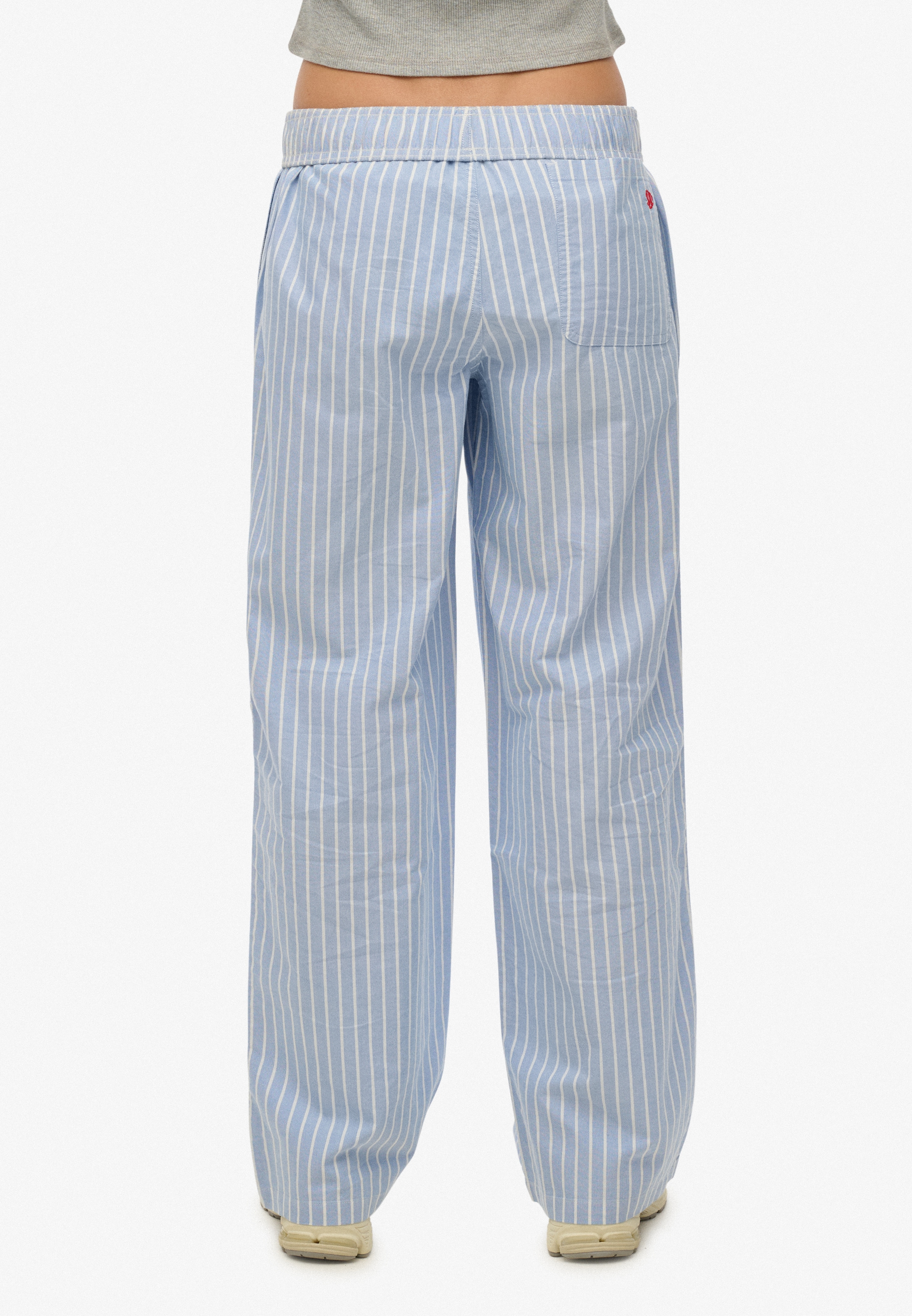Superdry Cargohose »COTTON STRIPE ELASTIC TROUSER«  aus Baumwolle und Jersey, Relaxed Fit, gestreifte Optik