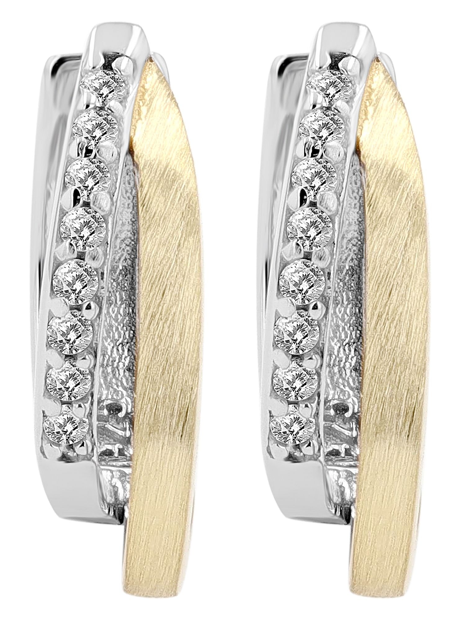 Adelia´s Paar Creolen »Damen Ohrringe ¿ Klappcreole aus 925 Silber«