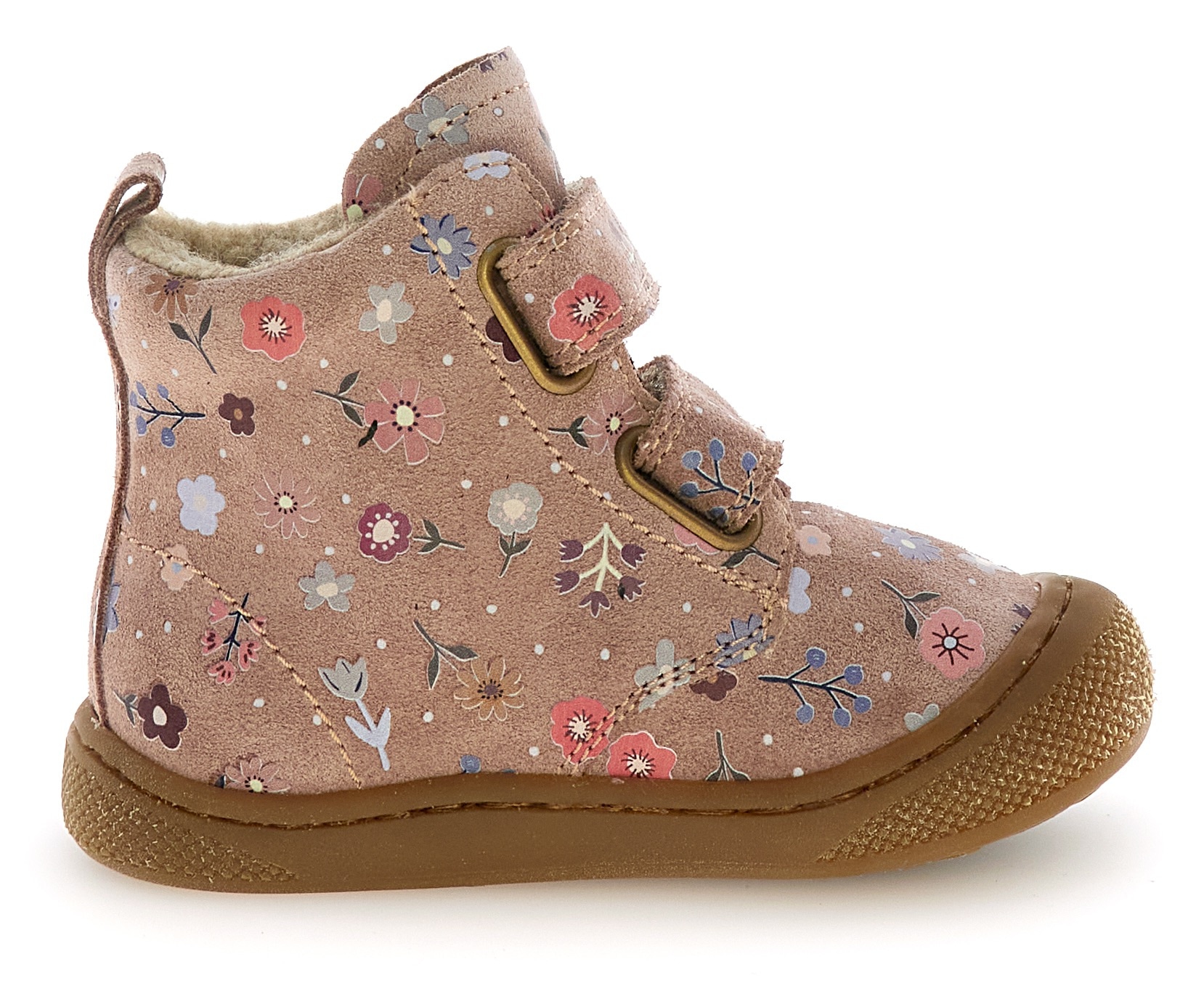 Naturino Lauflernschuh »Bubble Wide«  Klettstiefel mit Wollfutter, Größenschablone zum Download