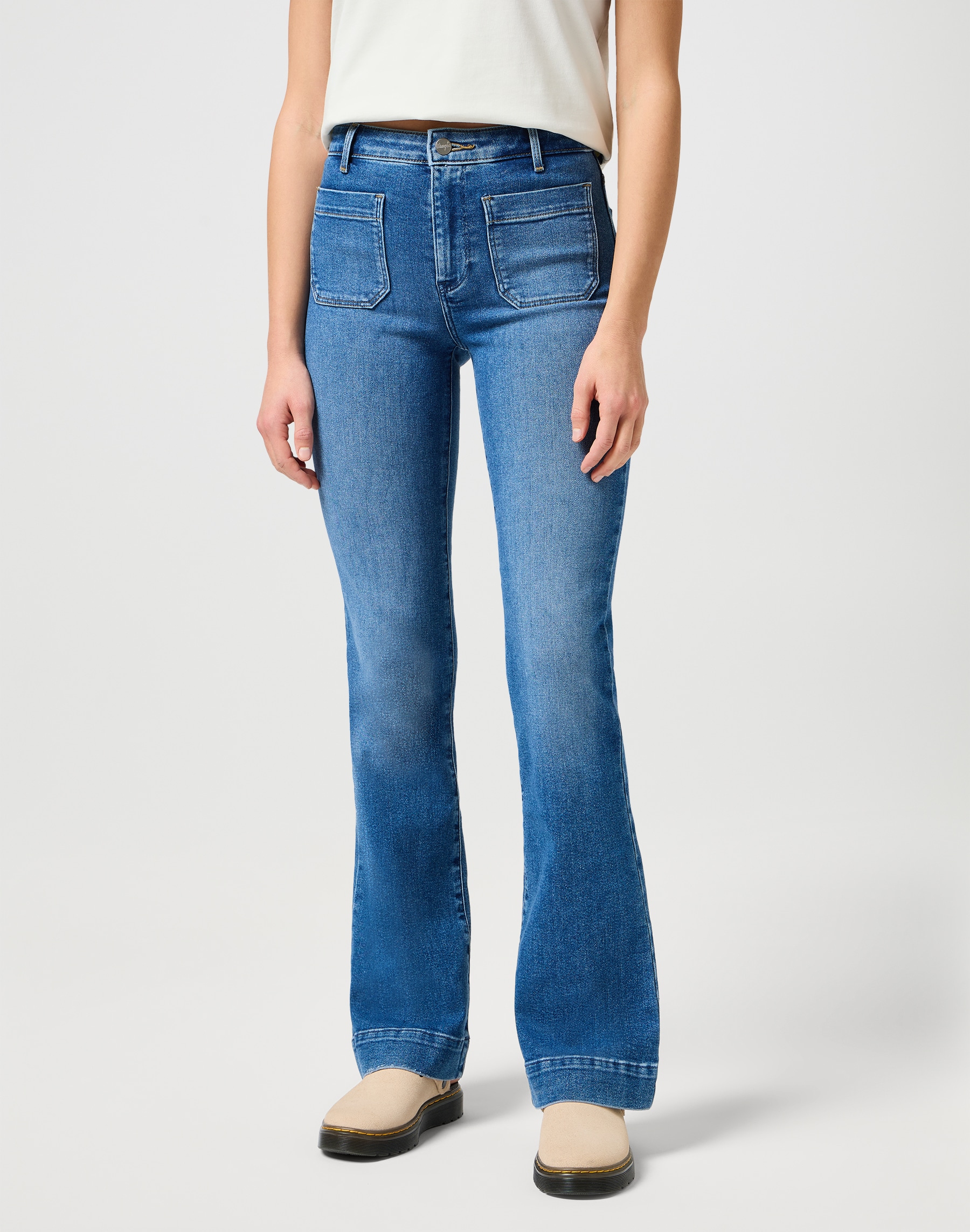 Bootcut-Jeans »Flare«, im Retro-Design mit ausgestelltem Bein