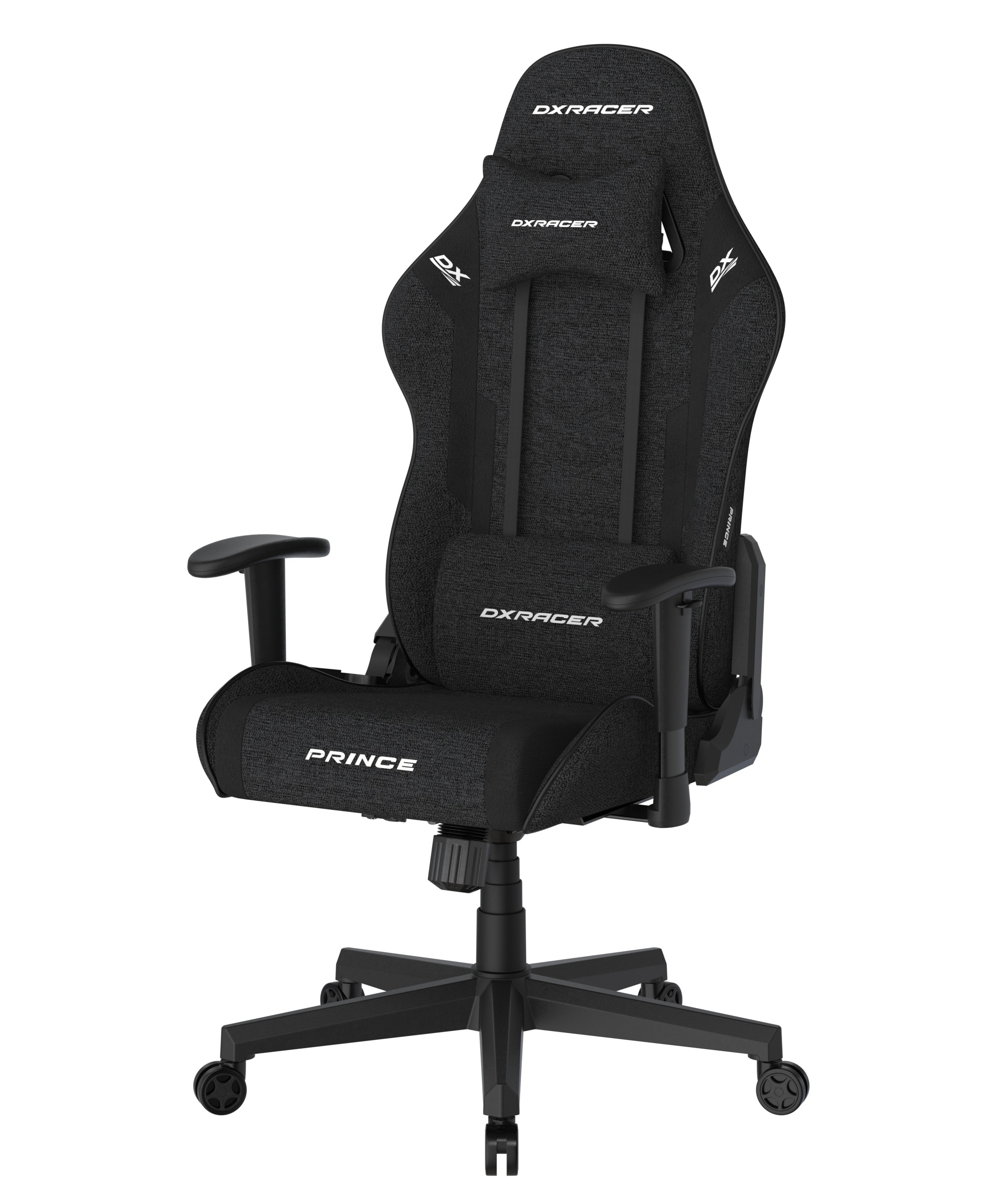 DXRacer Gaming-Stuhl »Prince Gaming Chair Regular L, Wasserabweisender Stoffbezug, schwarz«