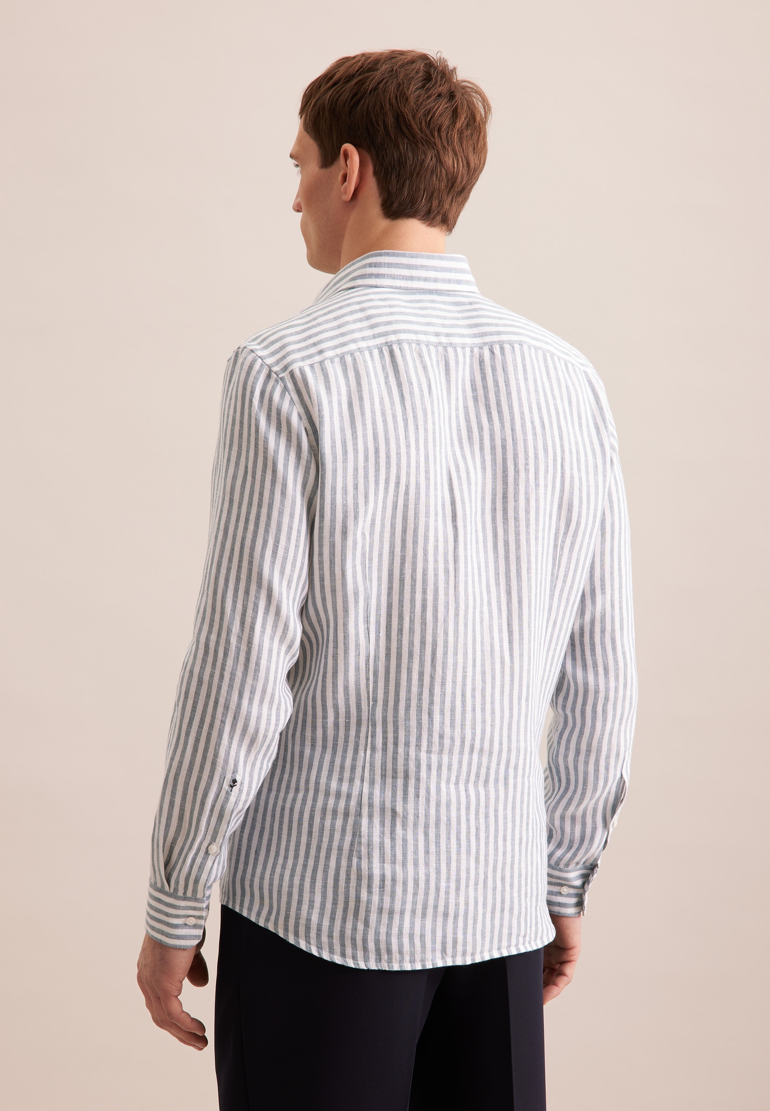 seidensticker Businesshemd »Slim« Slim 1/1 Kentkragen Streifen