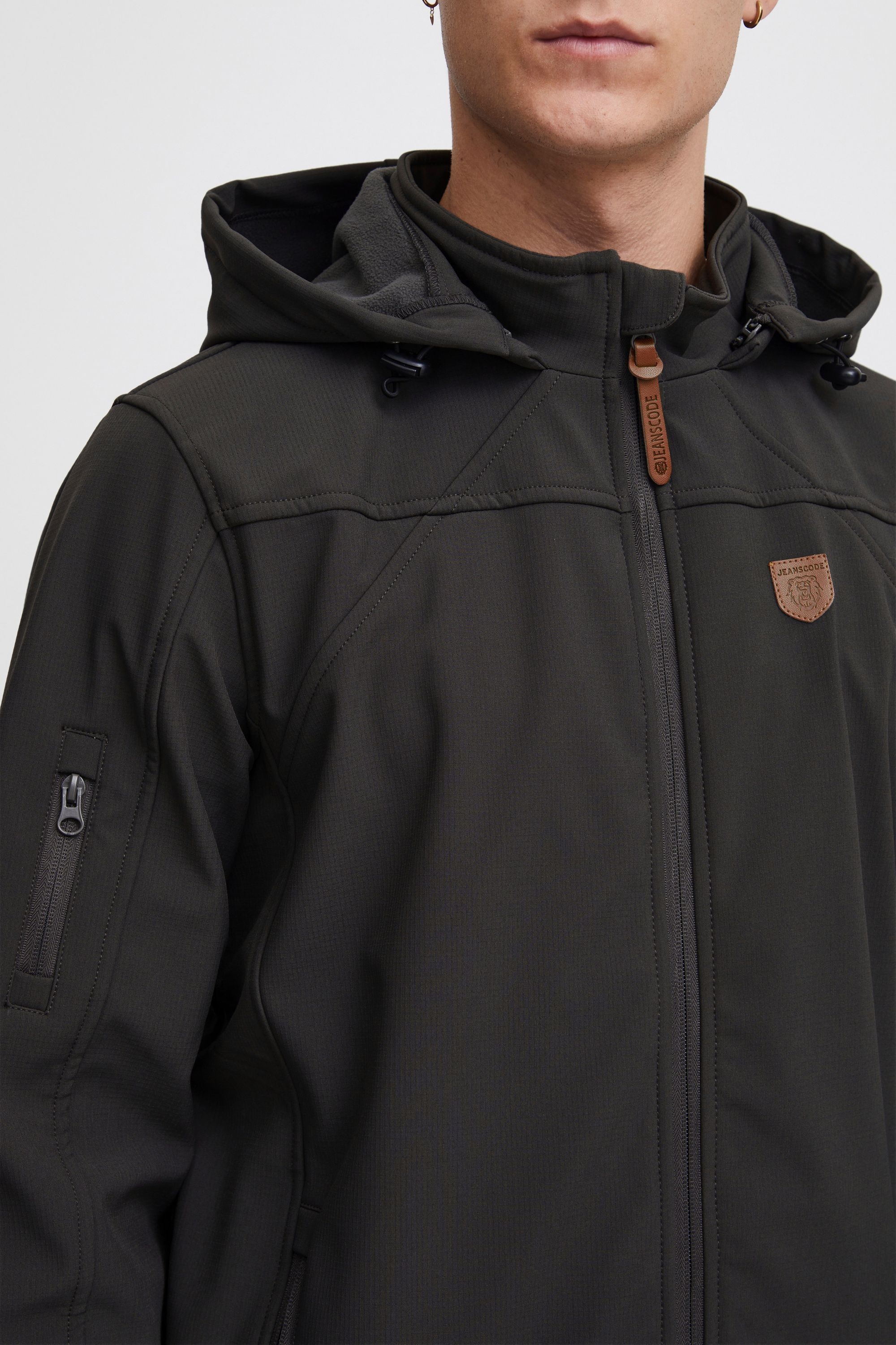 Indicode Softshelljacke »Softshelljacke IDJonas«, mit Kapuze