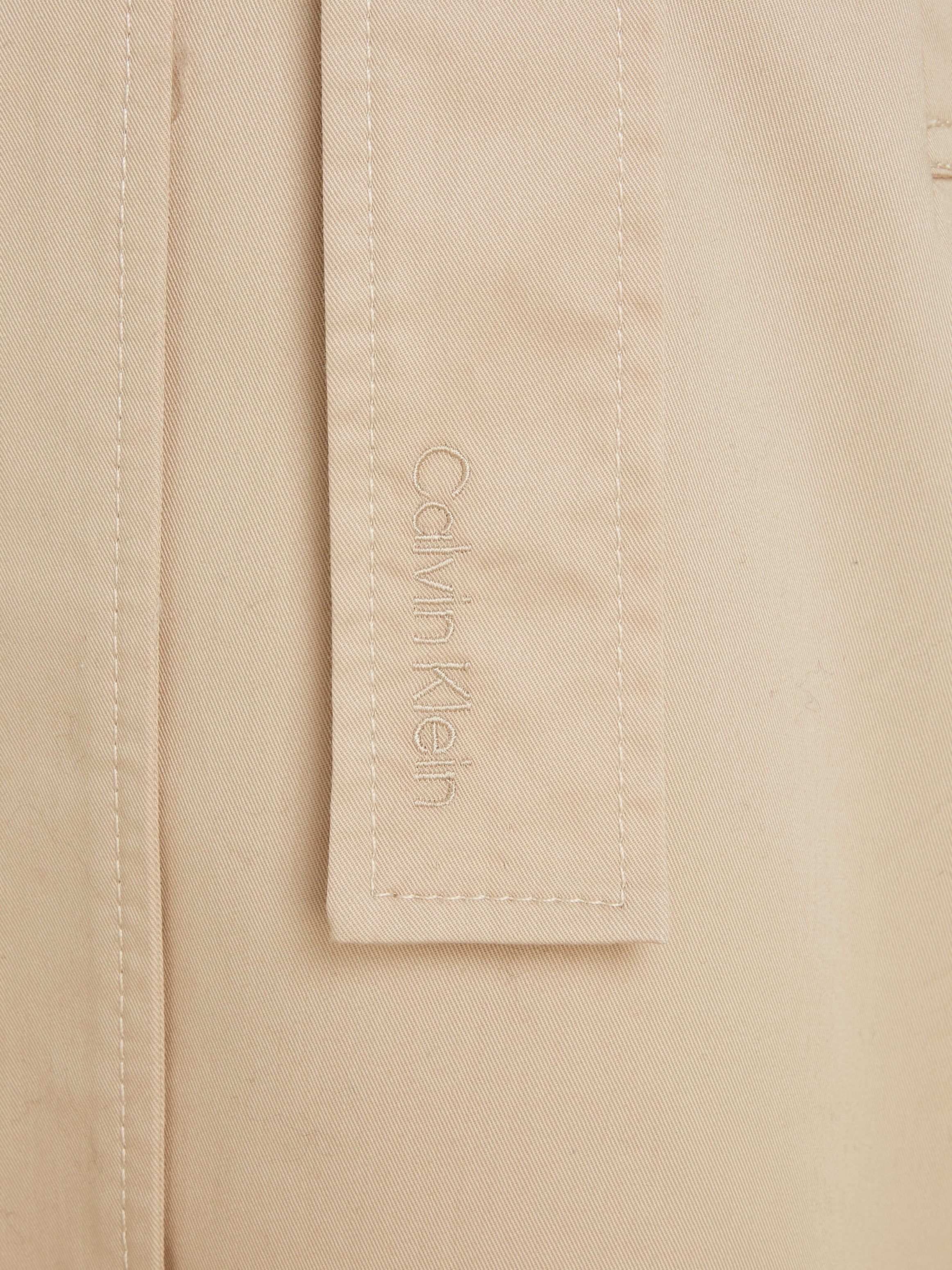 Calvin Klein Outdoorjacke »ESSENTIAL TRENCH COAT«, (Set, 2 St., mit Gürtel), mit Gürtel