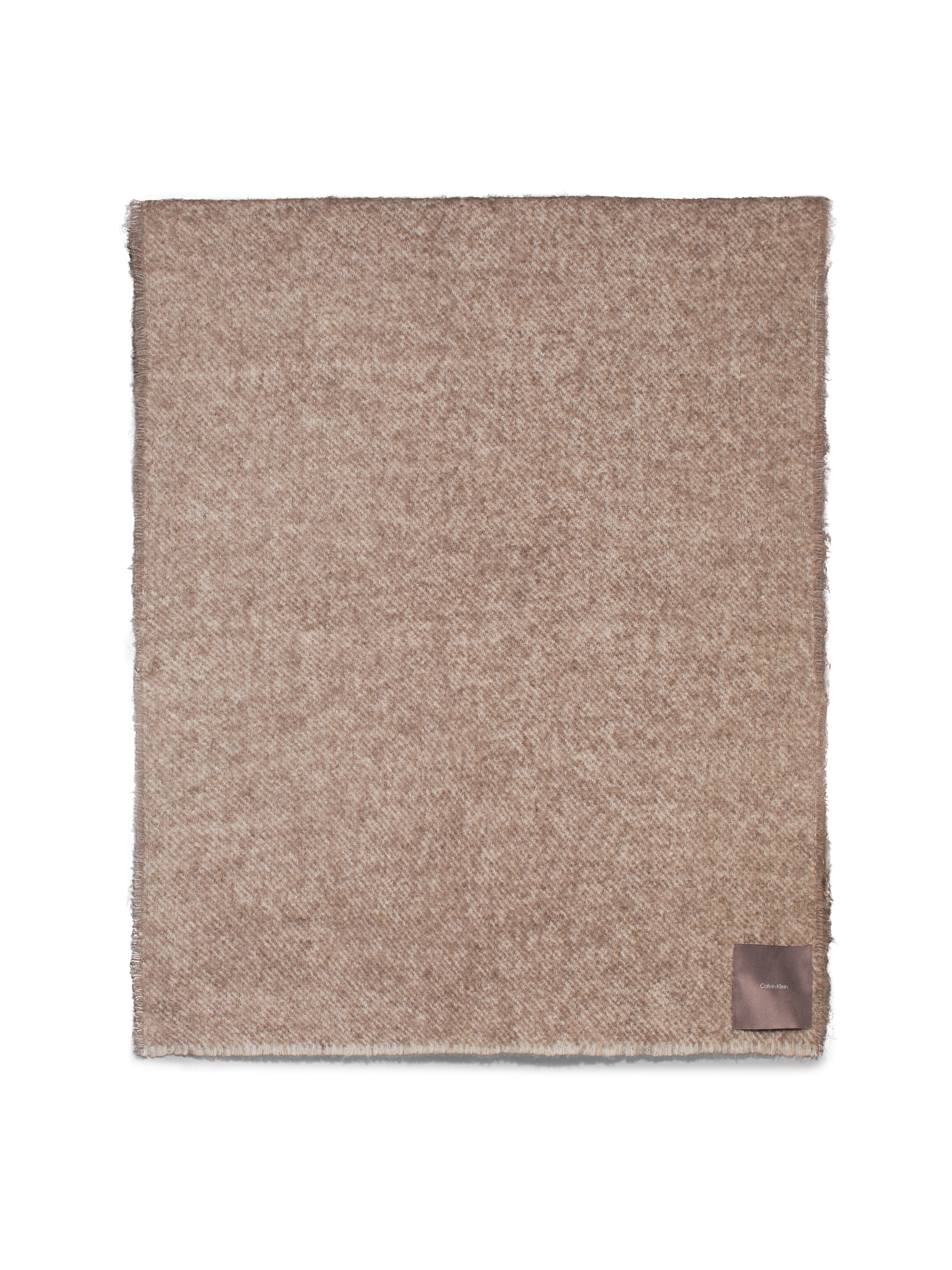 Calvin Klein Schal »CONCRETE WOOL BLANKET«, mit Logopatch