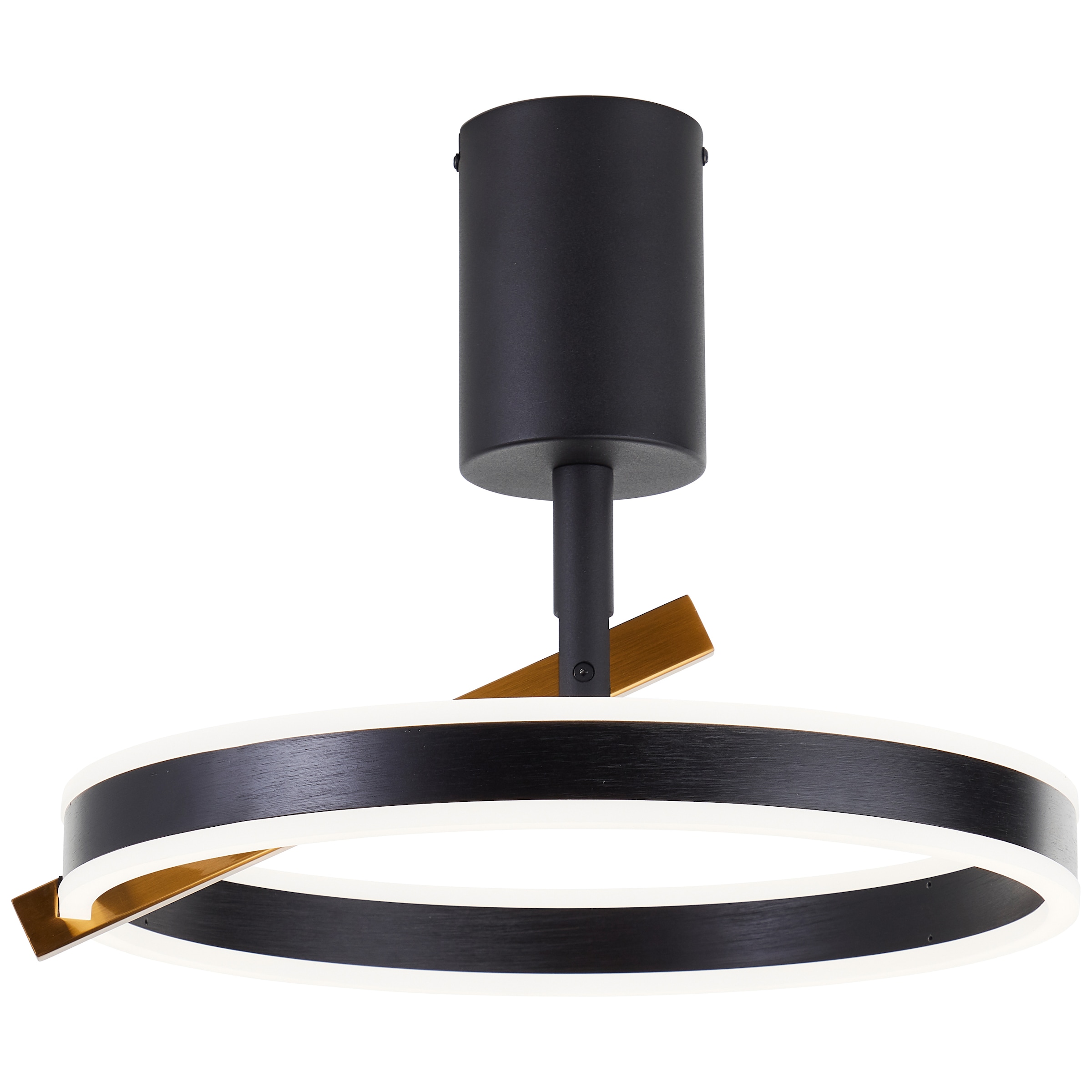 Brilliant LED Deckenleuchte »Merida«, 36 x 42 x 40 cm, 3100 lm, 3000-6500 K, dimmbar, Aluminium, schwarz