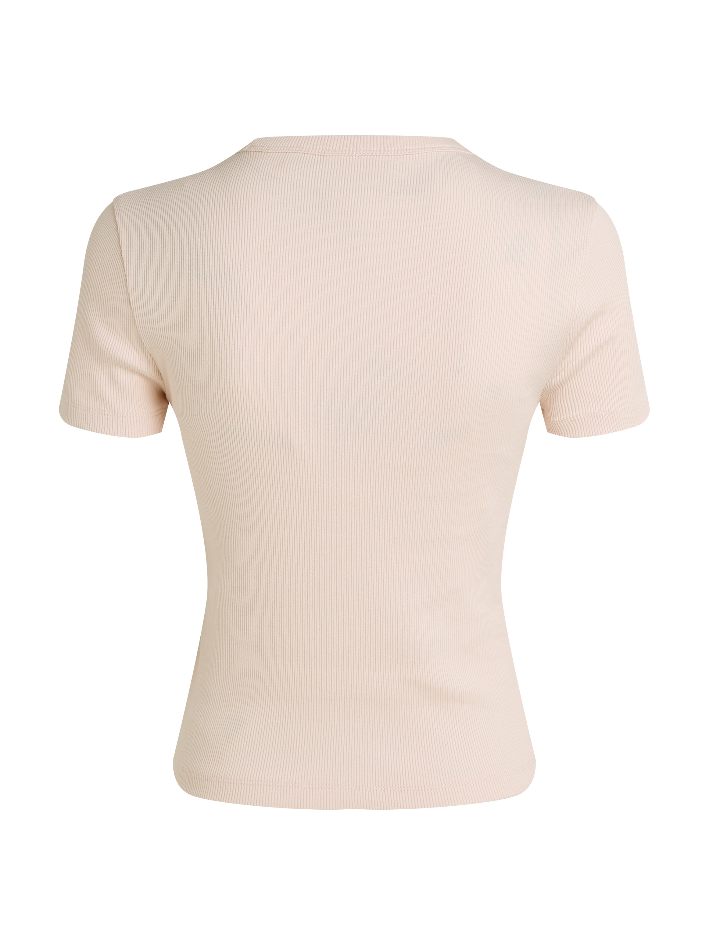 Calvin Klein Jeans T-Shirt »WOVEN LABEL RIB FITTED TEE«, mit Logo