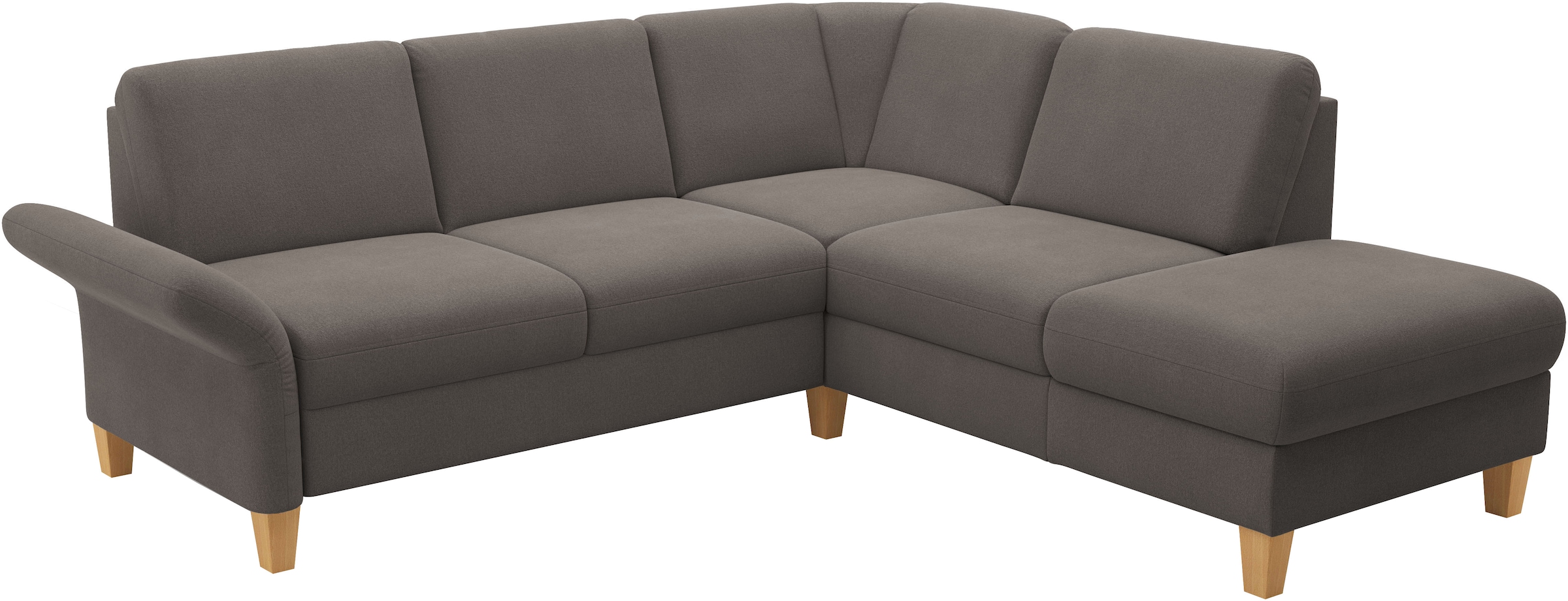 Home affaire Ecksofa »Rochelle, L-Form«, wahlweise mit Armteilverstellung, Bettfunktion und Bettkasten