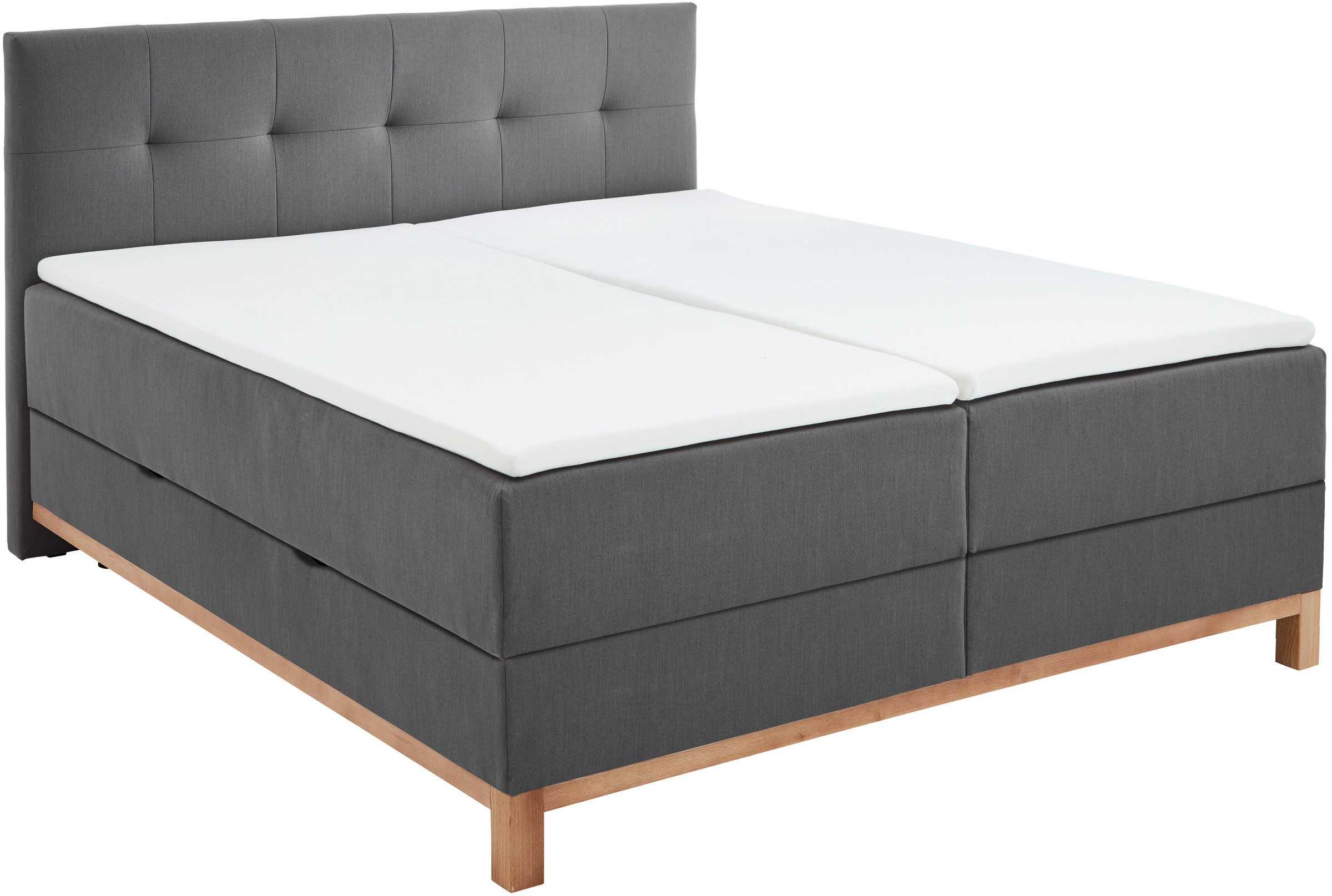 meise.möbel Boxspringbett »Catania«, mit Bettkasten und Topper