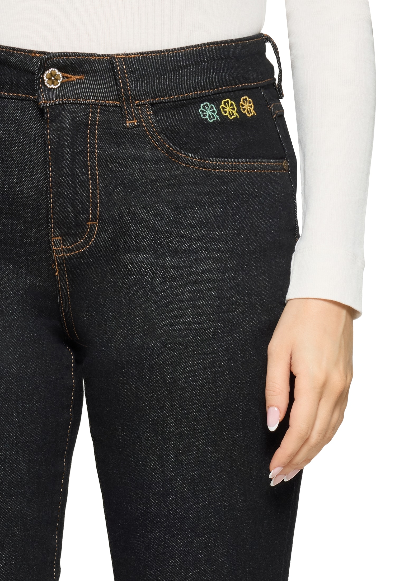 Cartoon Stretch-Hose »Stretch-Jeans mit Strass«