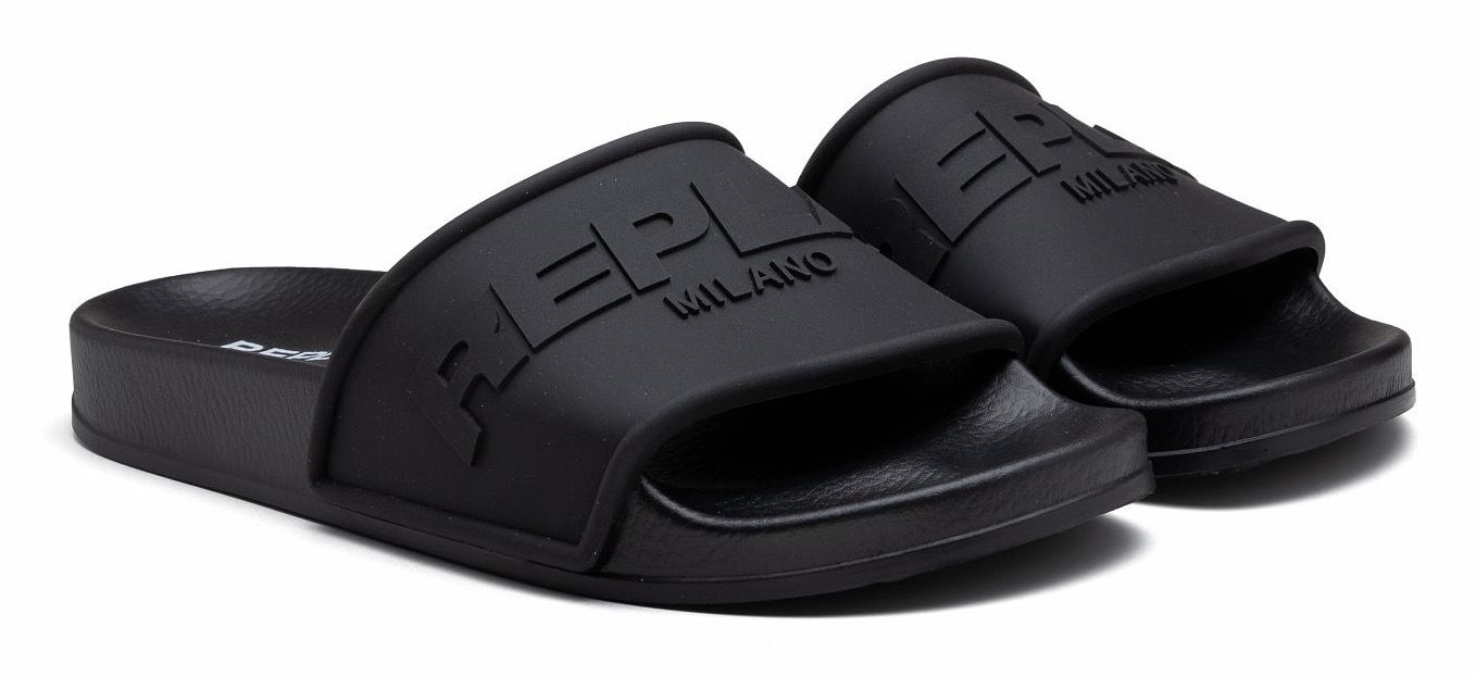 Replay Badepantolette »UP W EMBOSS«, mit Logoschriftzug