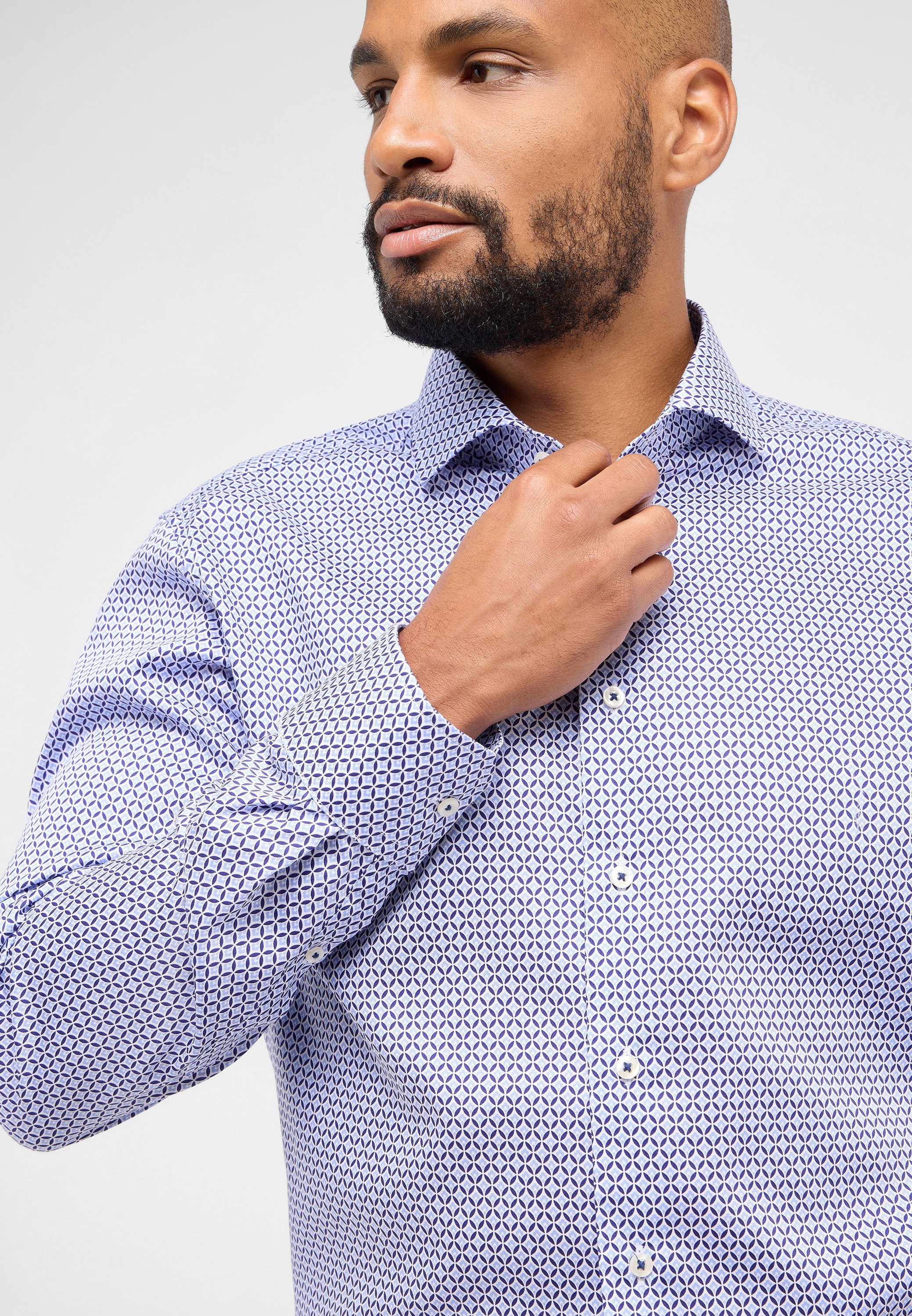Eterna Langarmhemd »MODERN FIT«, NON IRON (bügelfrei)