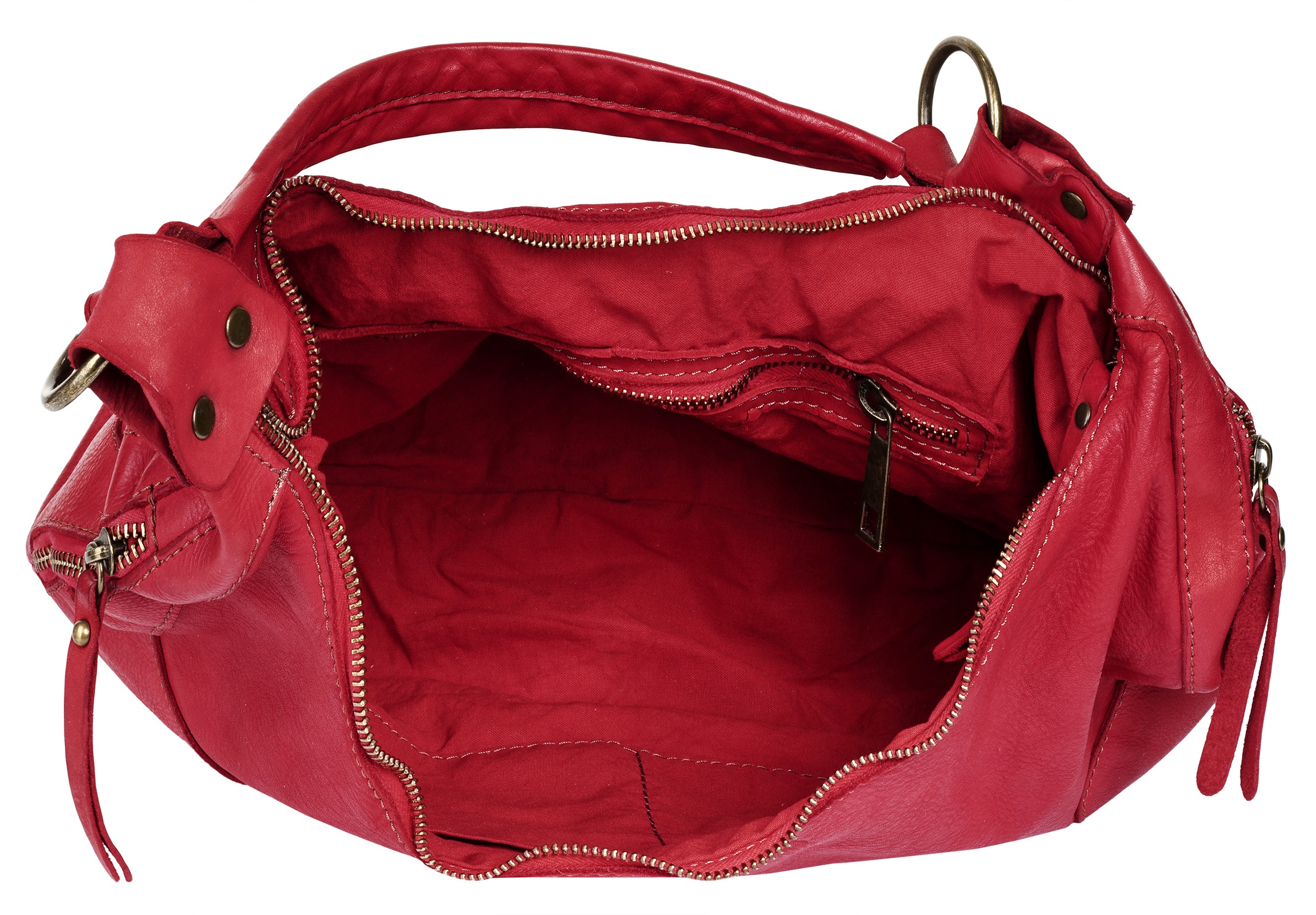 Samantha Look Shopper, echt Leder, Made in Italy