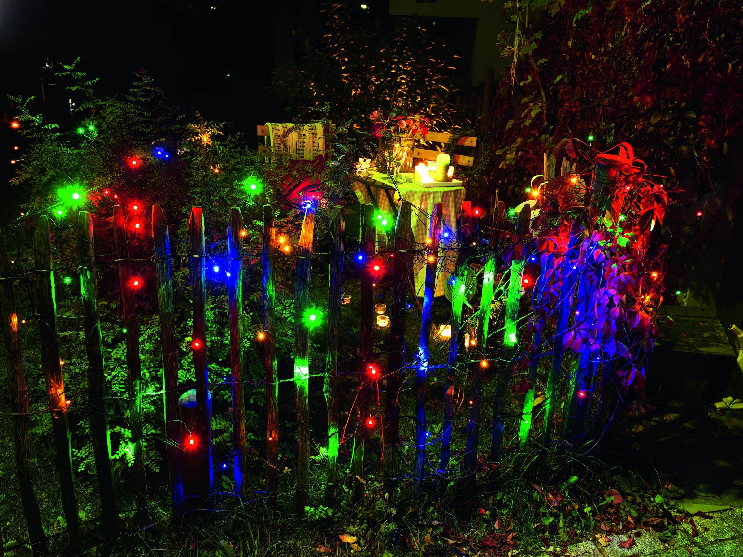 KONSTSMIDE LED-Lichternetz »Weihnachtsdeko aussen«, 120 St.-flammig, LED  Lichternetz, 120 bunte Dioden kaufen bei OTTO | Lichtervorhänge