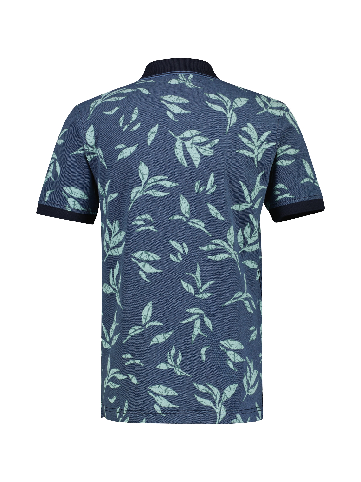 LERROS Poloshirt »LERROS Poloshirt mit floralem Druck«
