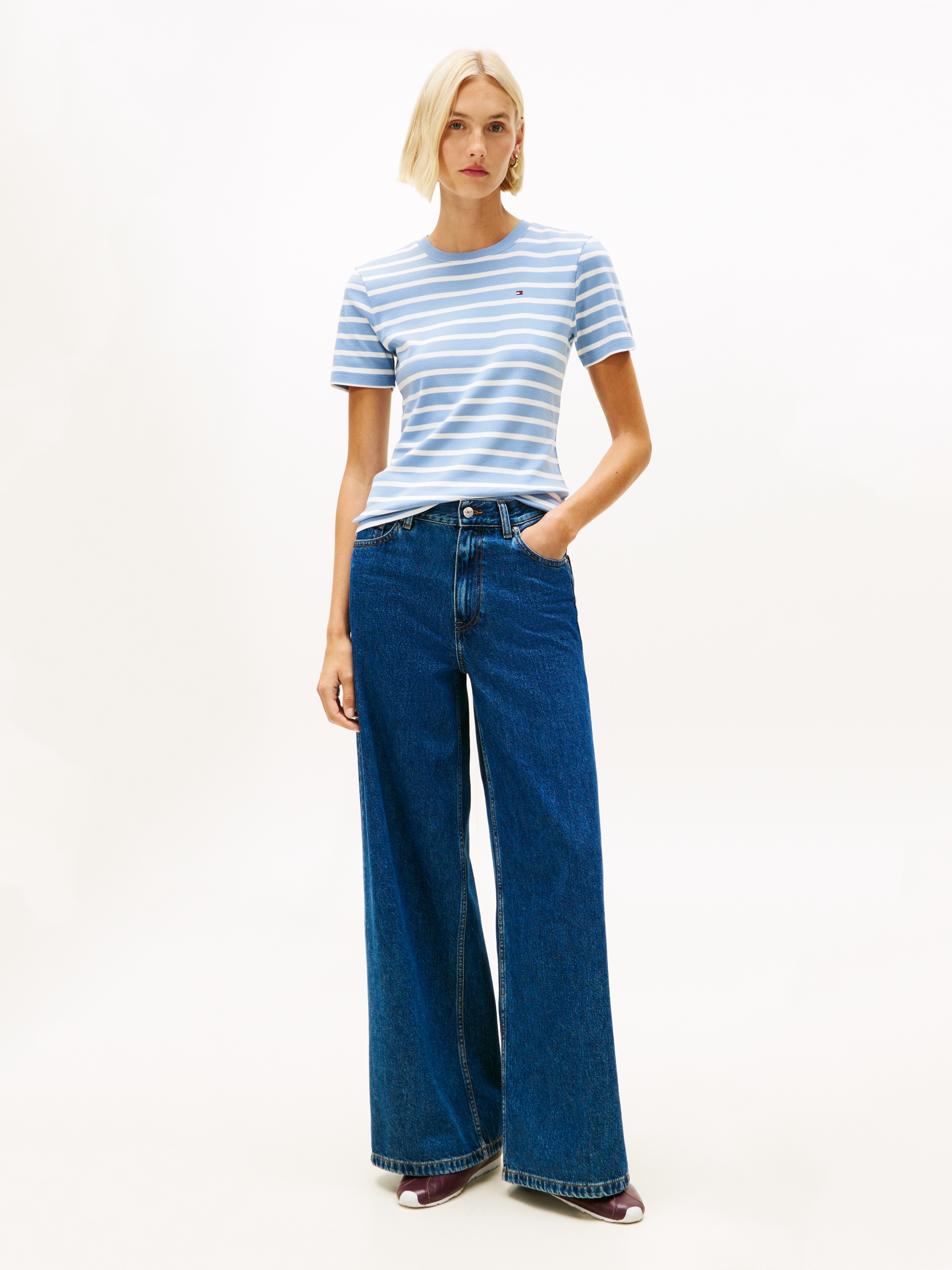 Tommy Hilfiger T-Shirt »SLIM CODY C-NK SS« Baumwolle, slim fit