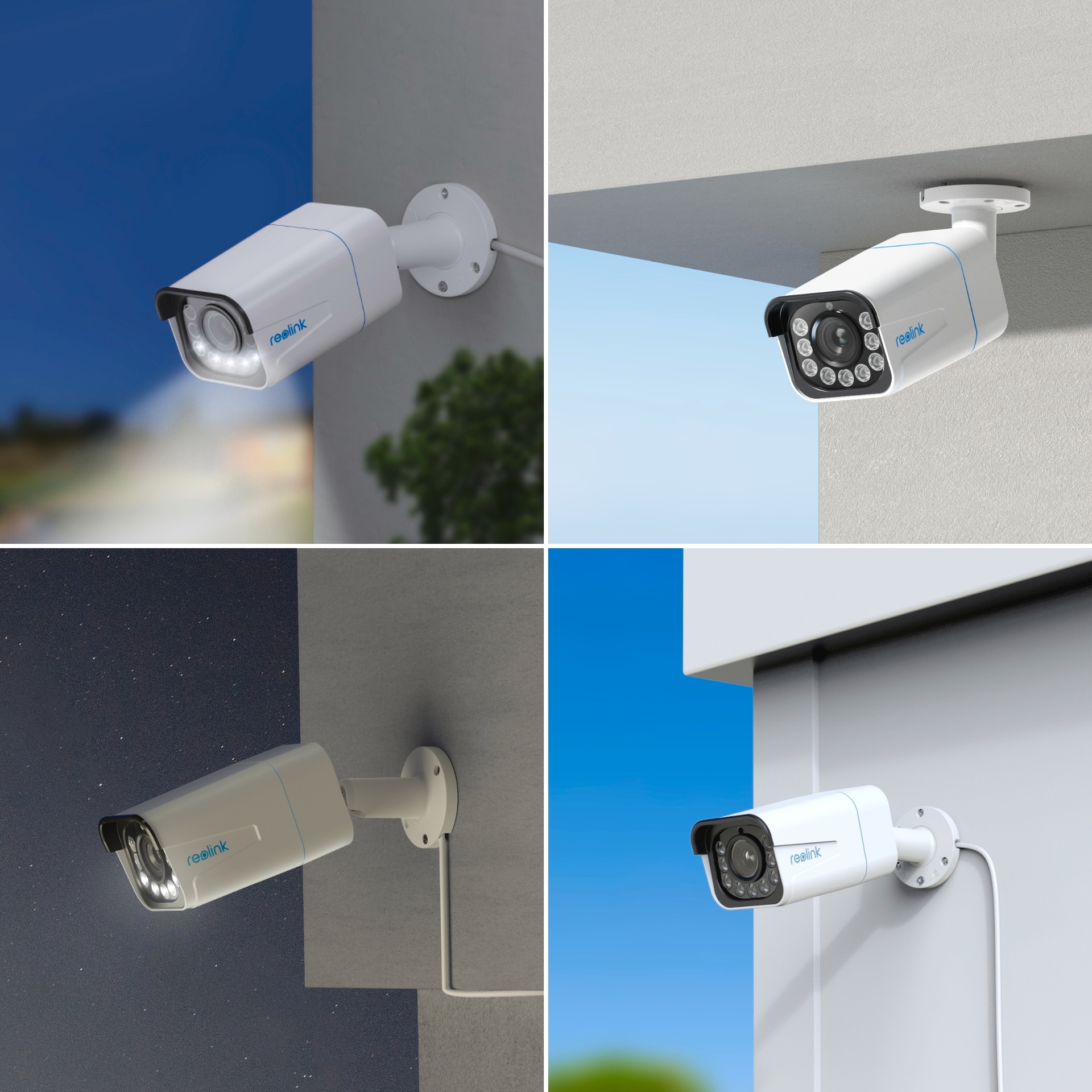 Reolink Überwachungskamera »P430 - 4K-Außenkamera, PoE, 5X optischer Zoom«, Außenbereich, Personen-/Fahrzeug-/Tiererkennung, Farb-Nachtsicht