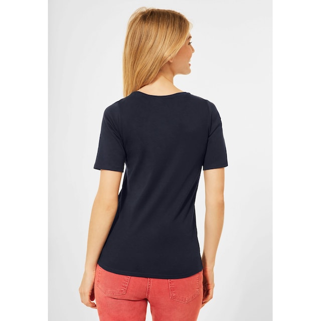 Cecil T-Shirt »Lena«, in Unifarbe online bei OTTO