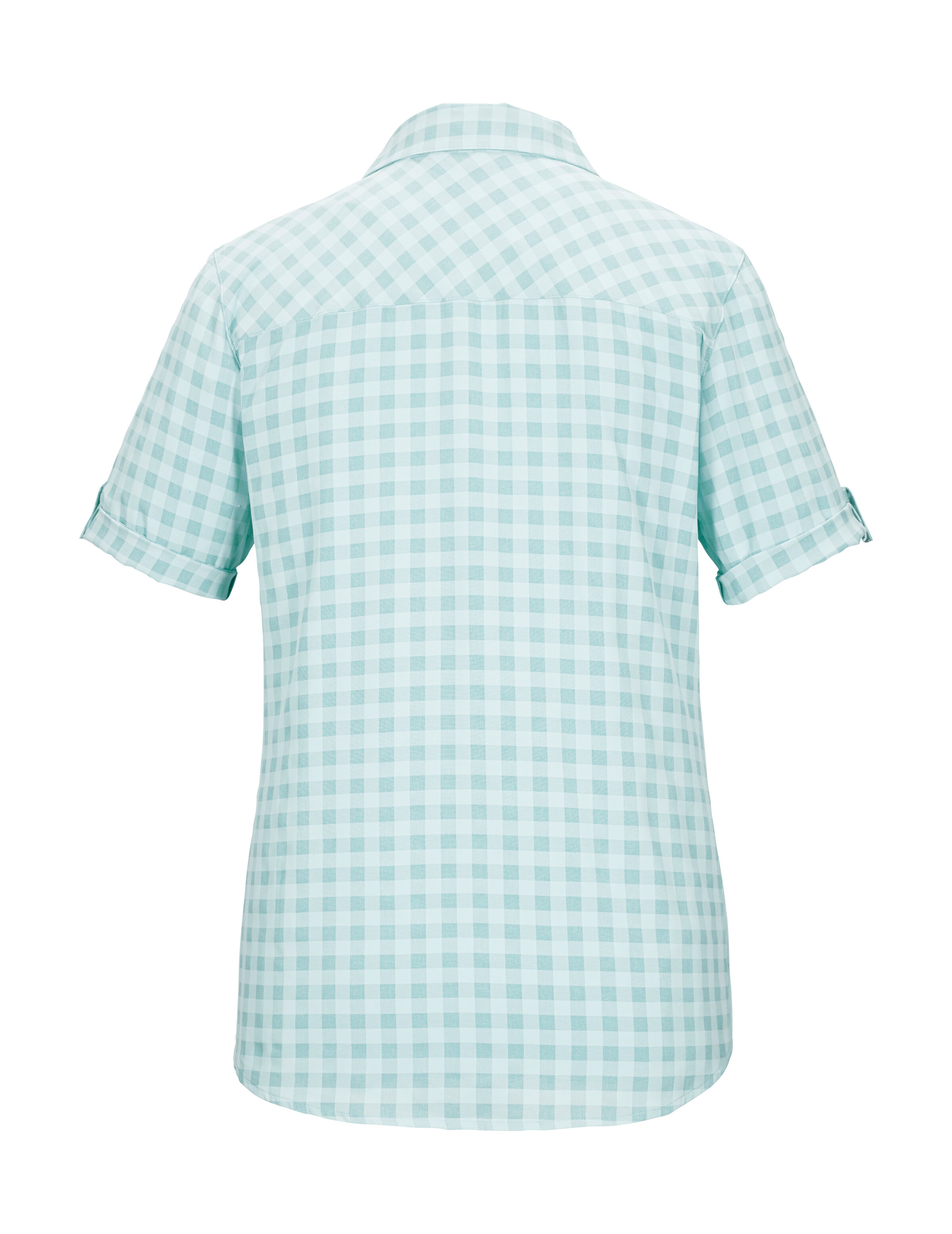 Killtec Funktionshemd »KOS 59 WMN WVN SHRT« Karierte, schnelltrocknende Damenbluse mit fixierbaren Ärmeln
