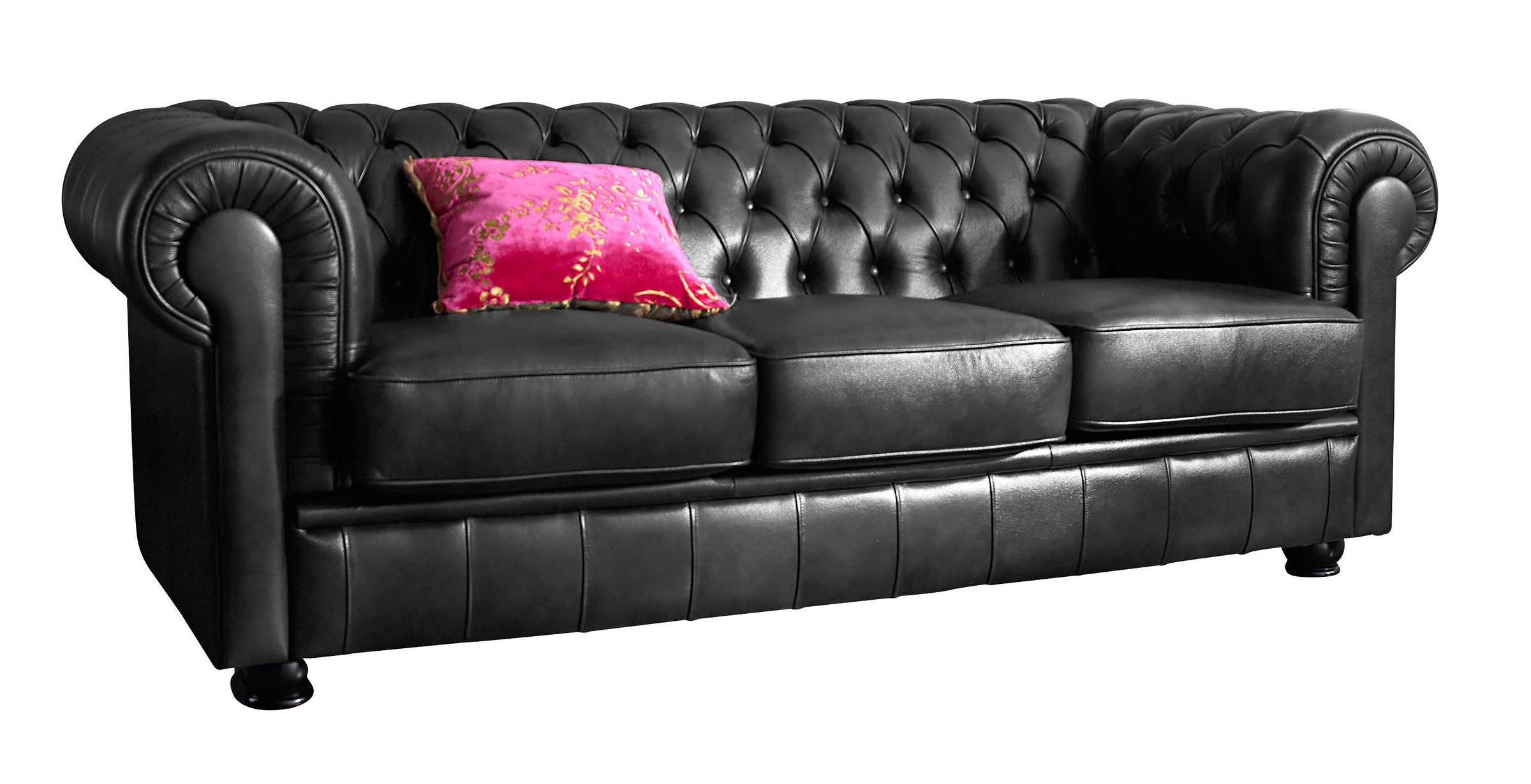 Max Winzer® Chesterfield-Sofa »Kent«, 3-Sitzer mit edler Knopfheftung, Breite 205 cm