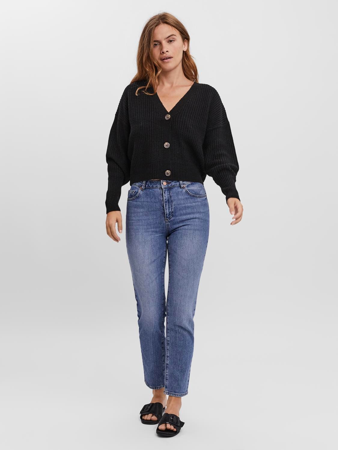 Vero Moda Strickjacke »VMLEA LS V-NECK CUFF CARDIGAN«