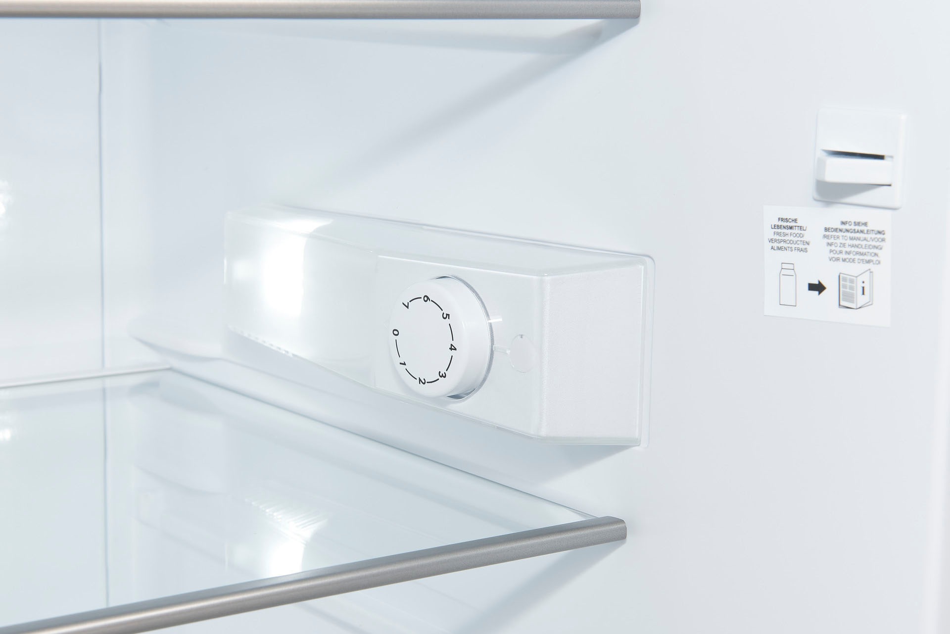 exquisit Kühlschrank »KS16-V-H-010D inoxlook«, Energieeffizienzklasse D, 133 Liter Nutzinhalt