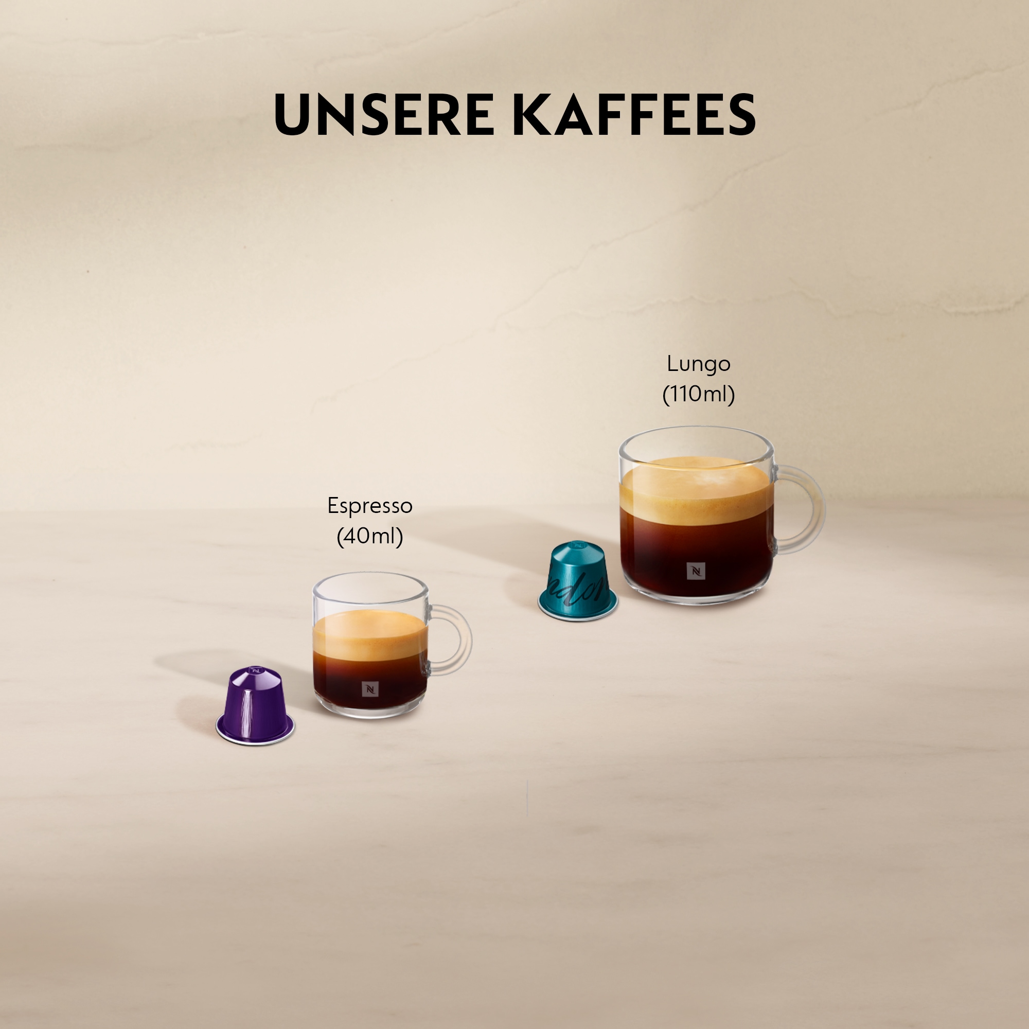 Nespresso Kapselmaschine »XN1001 Inissia von Krups« Wassertankkapazität: 0,7 Liter, inkl. Willkommenspaket mit 7 Kapseln