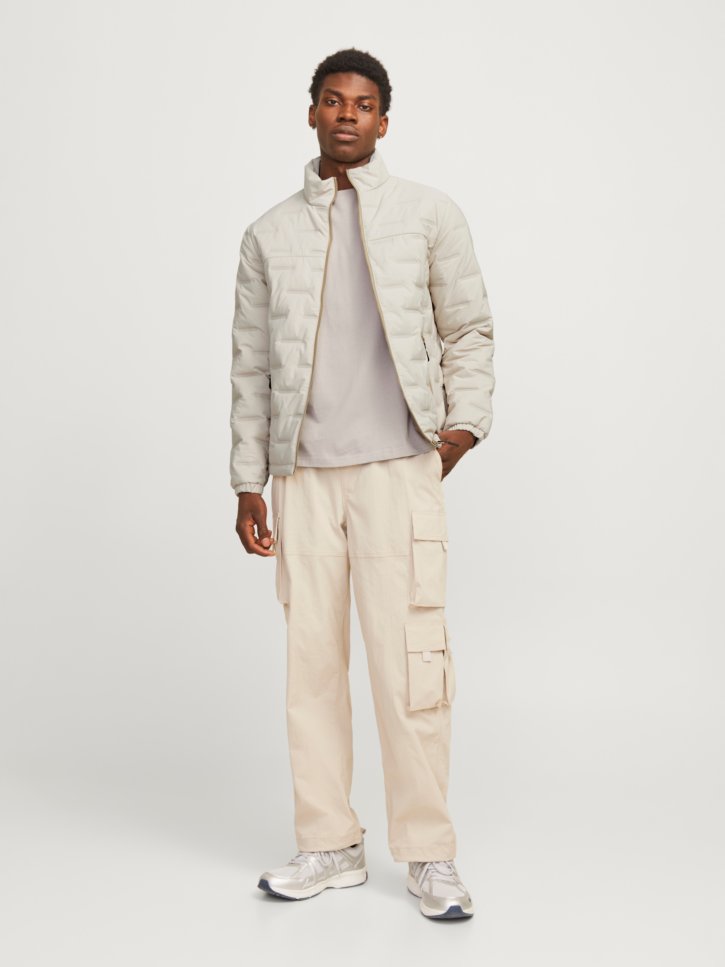 Jack & Jones Steppjacke »JCOSONIC STAND COLLAR JACKET«, mit Kapuze