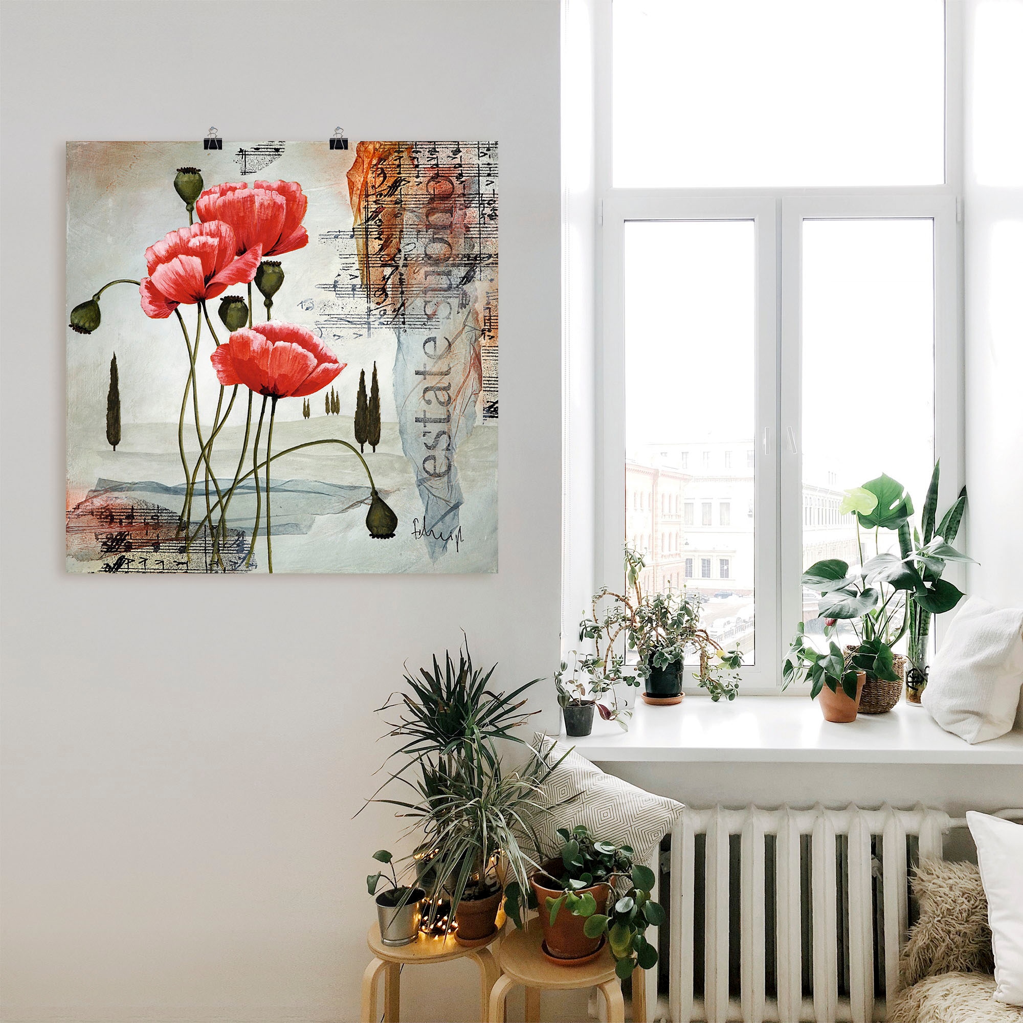 Artland Wandbild »Klatschmohn« Blumen 1 Stk. tlg. als Leinwandbild, Poster in verschied. Größen