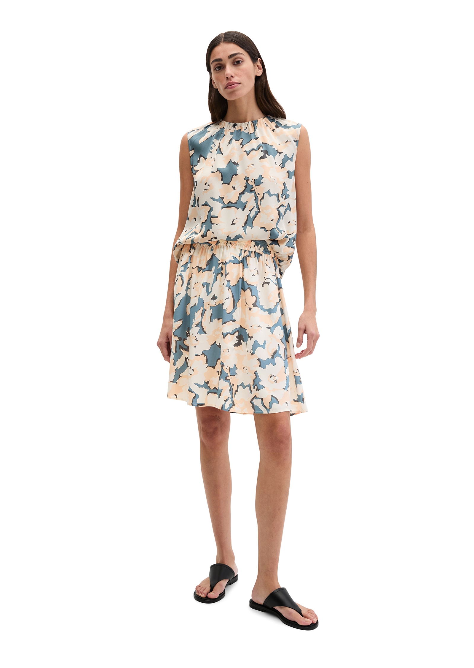 Marc O'Polo Blusentop regular aus LENZING ECOVERO, mit Allover Print