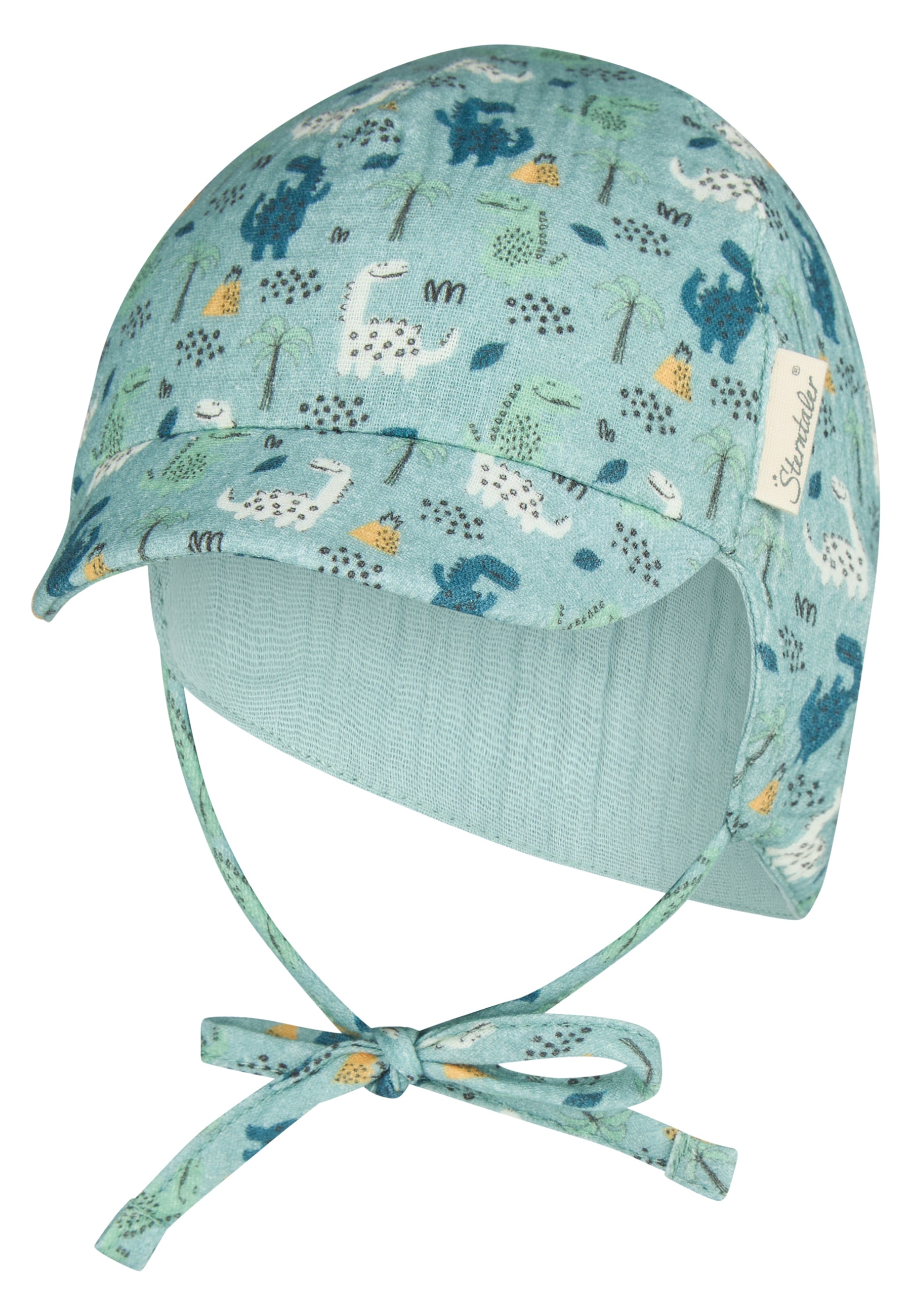 Sterntaler® Sonnenhut »Schirmmütze mit Nackenschutz Dinos«