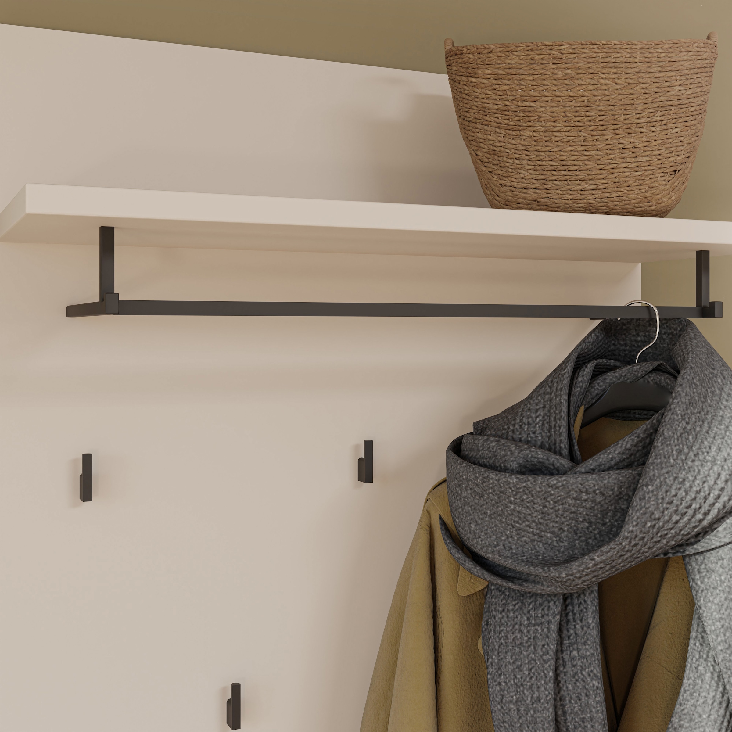 FORTE Garderobenpaneel »Alice Springs« B/H/T 74/127/30 cm, Wandmontage,