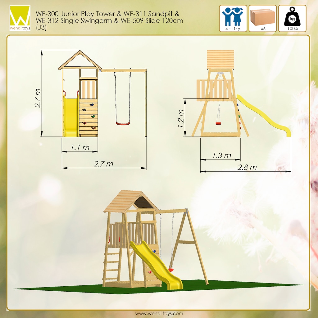 Wendi Toys Spielturm »Wendi Toys Biene«