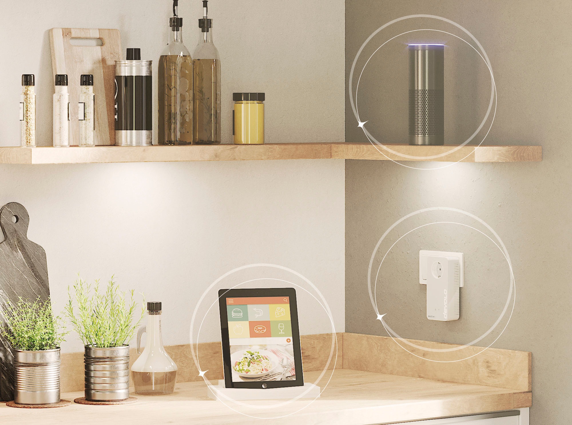 DEVOLO WLAN-Router »Magic 1 WiFi ac Starter Kit (1200Mbit, Powerline + WLAN, 3x LAN, Mesh)«