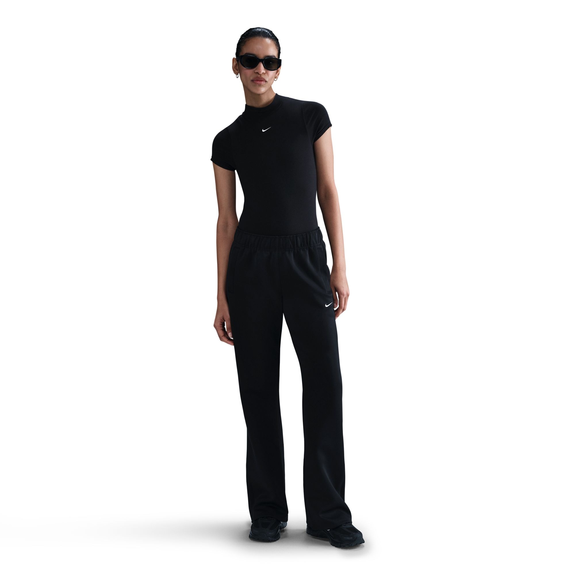 Nike Sportswear Sporthose »W NSW NK WR MR POLY KNIT PNT«  aus Polyester und Elasthan, erhältlich in den Größen XS bis XXL