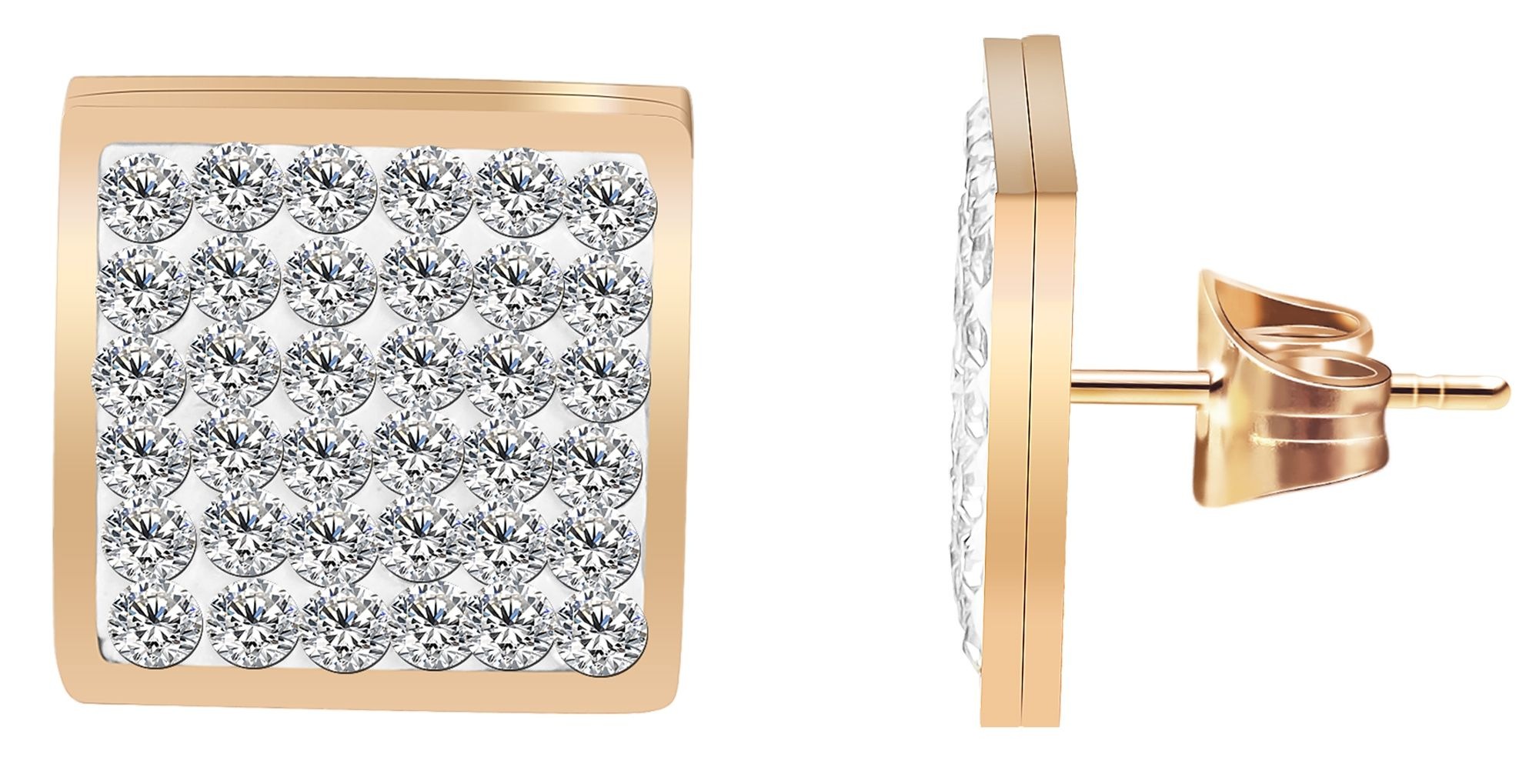 Adelia´s Paar Ohrstecker »Damen Ohrringe ¿ Ohrstecker aus Edelstahl«