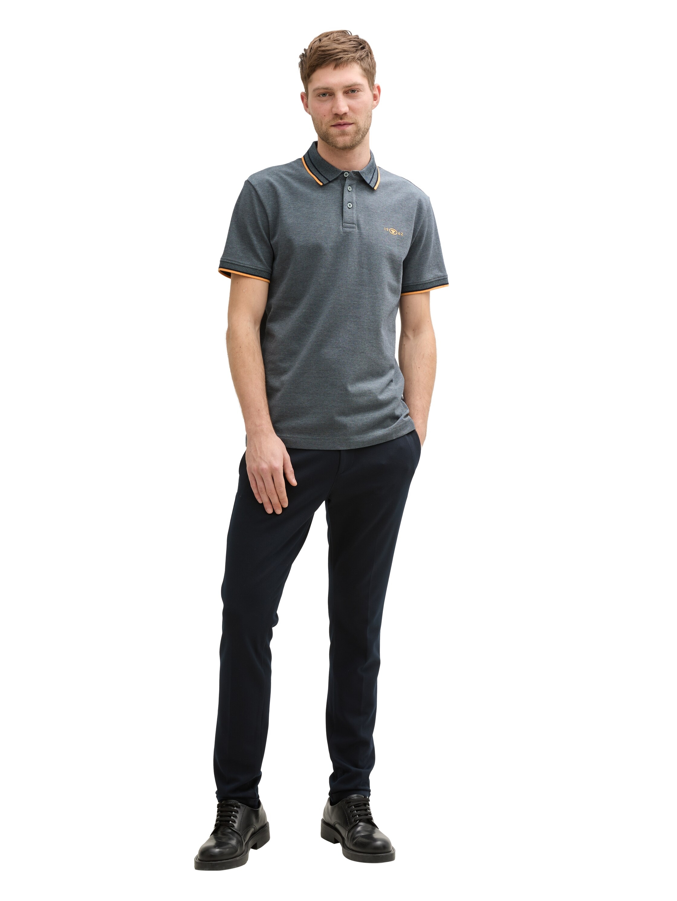 TOM TAILOR Poloshirt, mit Logo Stickerei