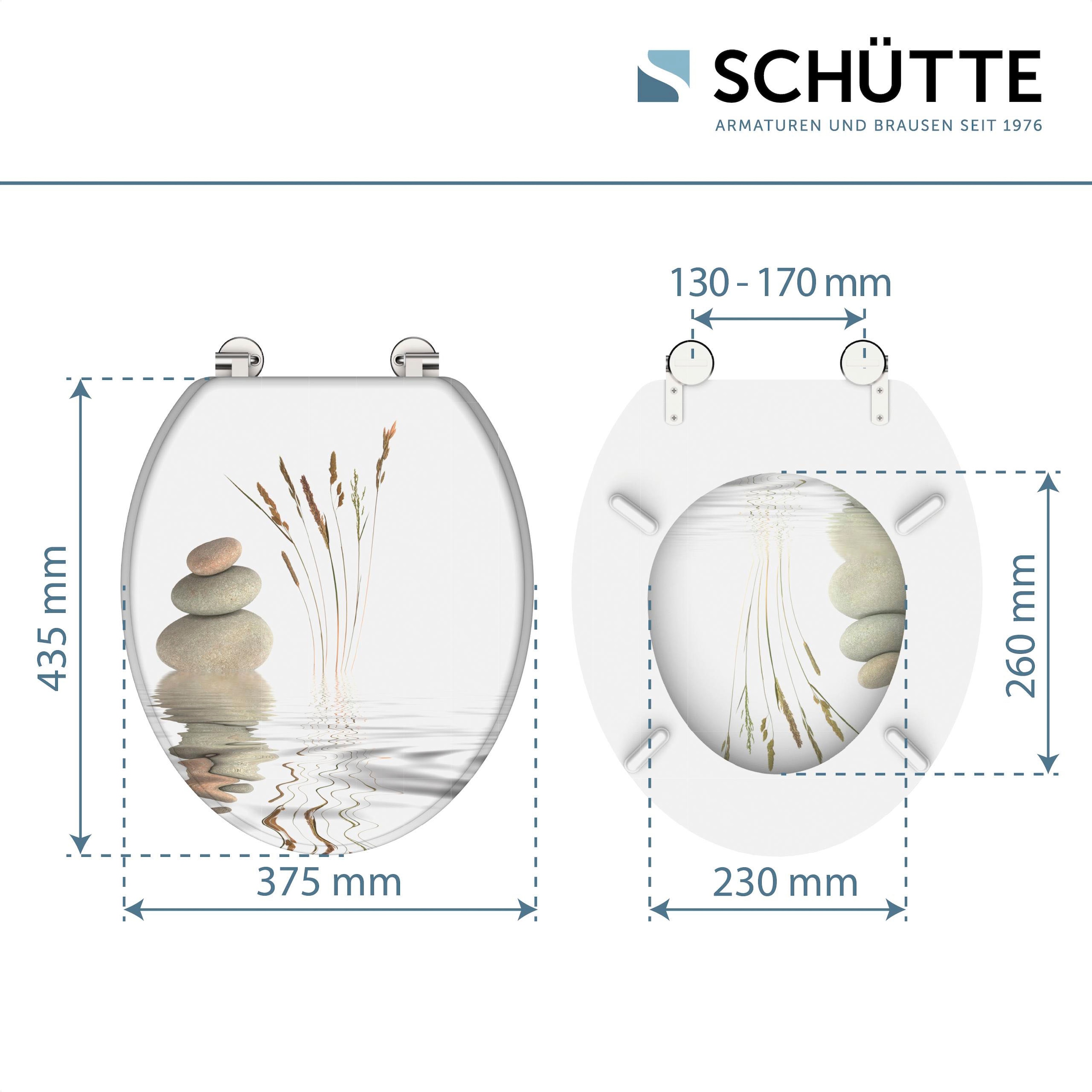 Schütte WC-Sitz »Balance«, MDF-Holzkern